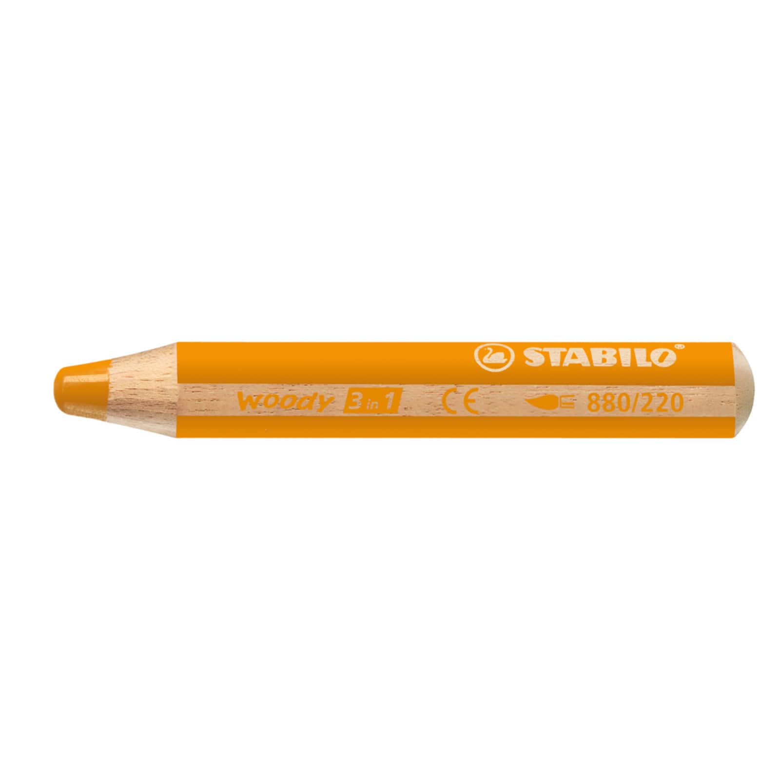 STABILO Woody 3in1 Thick Colouring Pencils Wax Crayons Watercolour