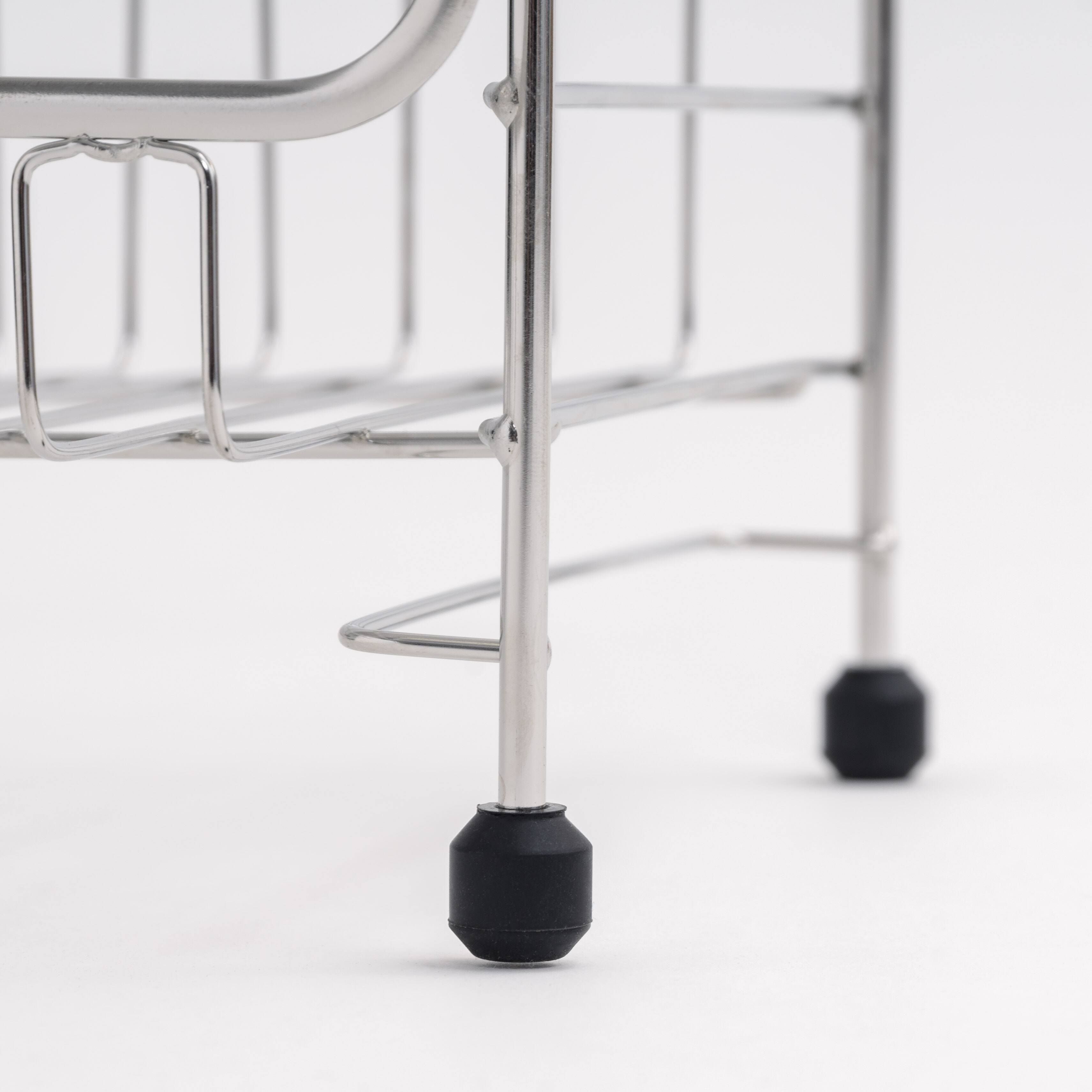 IRIS&#xAE; 15.75&#x22; Stainless Steel 2-Tier Dish Rack