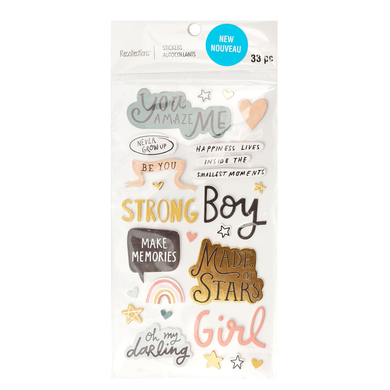 Boy, Girl &#x26; Baby Dimensional Stickers by Recollections&#x2122;