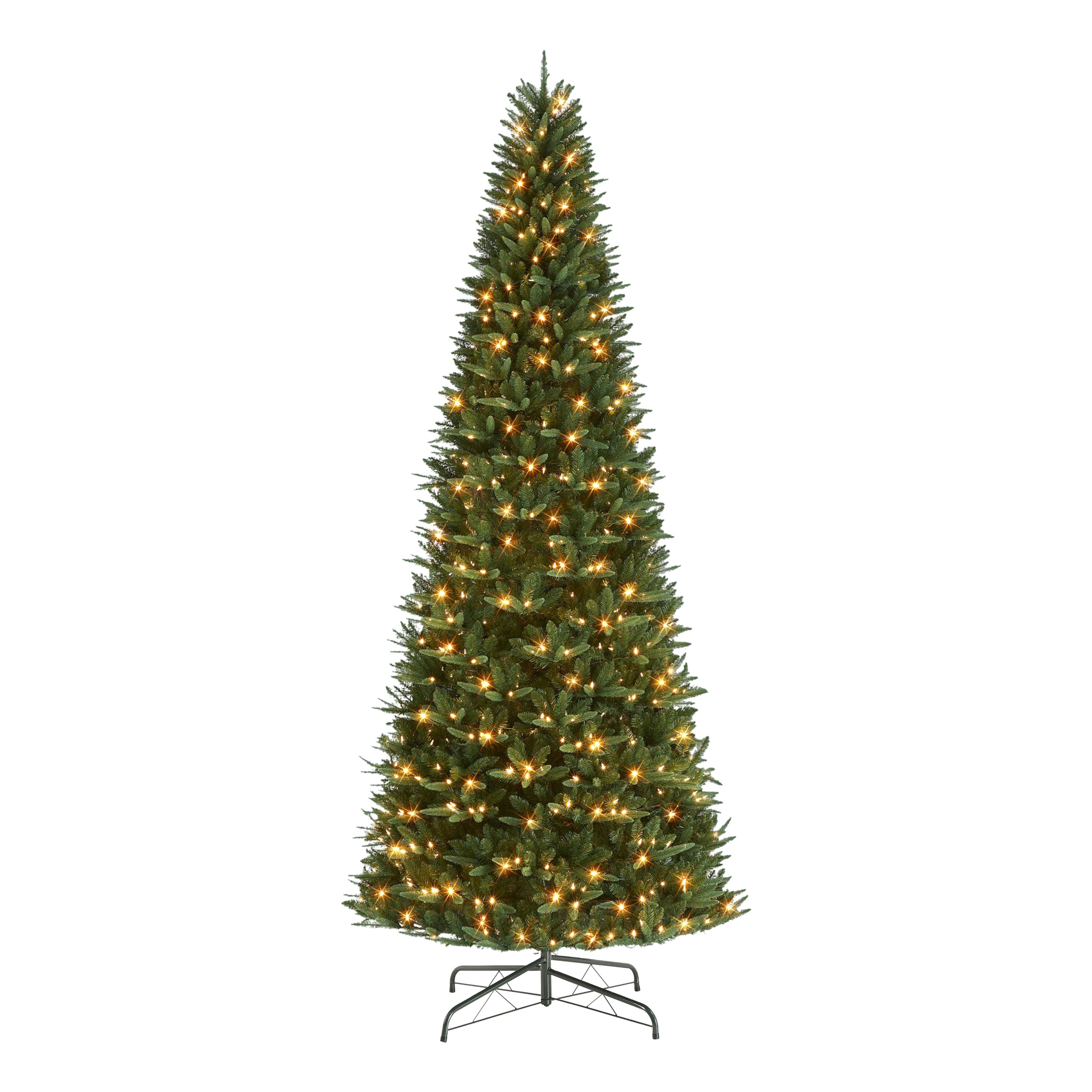 12ft. Pre-Lit Monroe Fir Artificial Christmas Tree, Warm White LED Lights