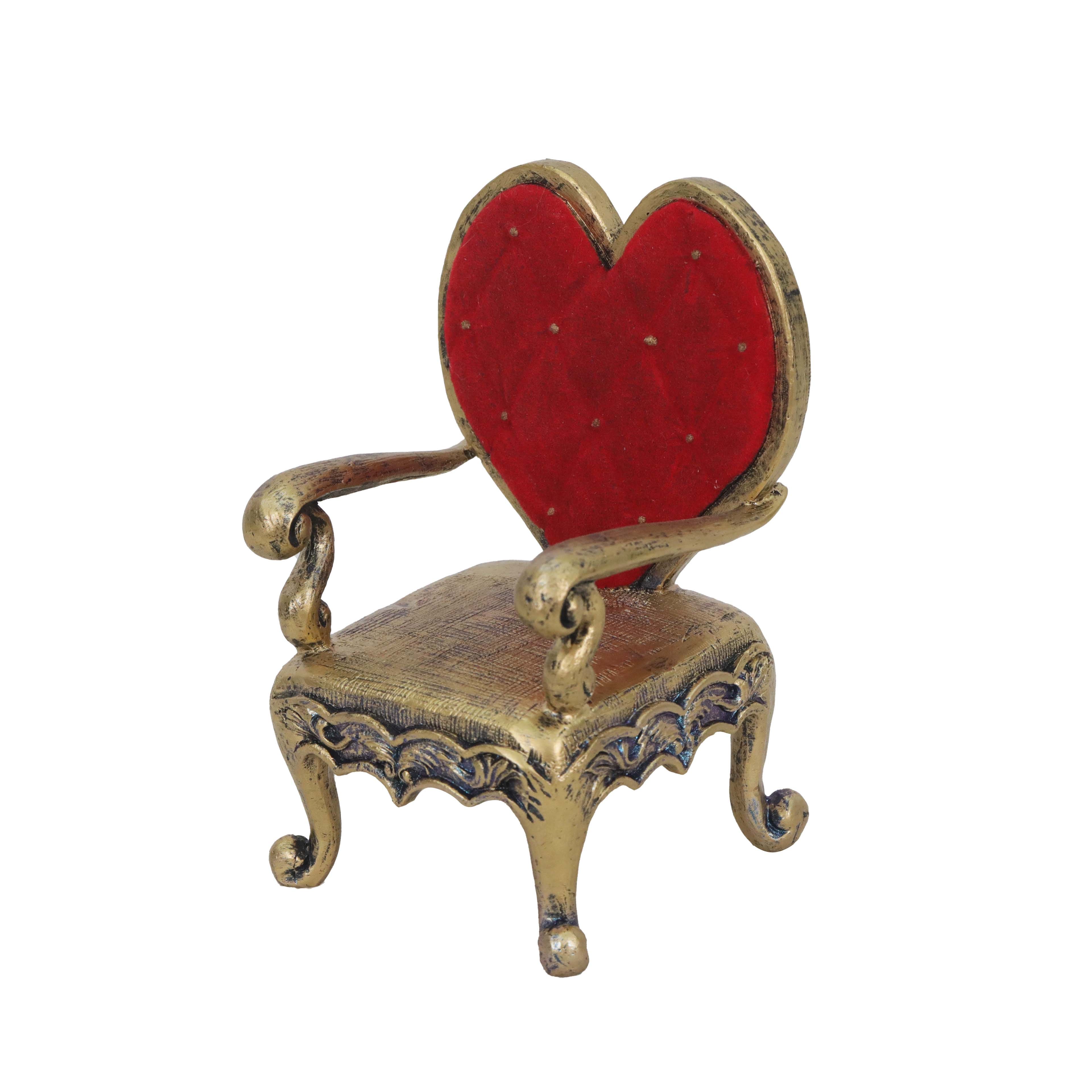 4.75&#x22; Red Heart Chair Tabletop Sign by Ashland&#xAE;