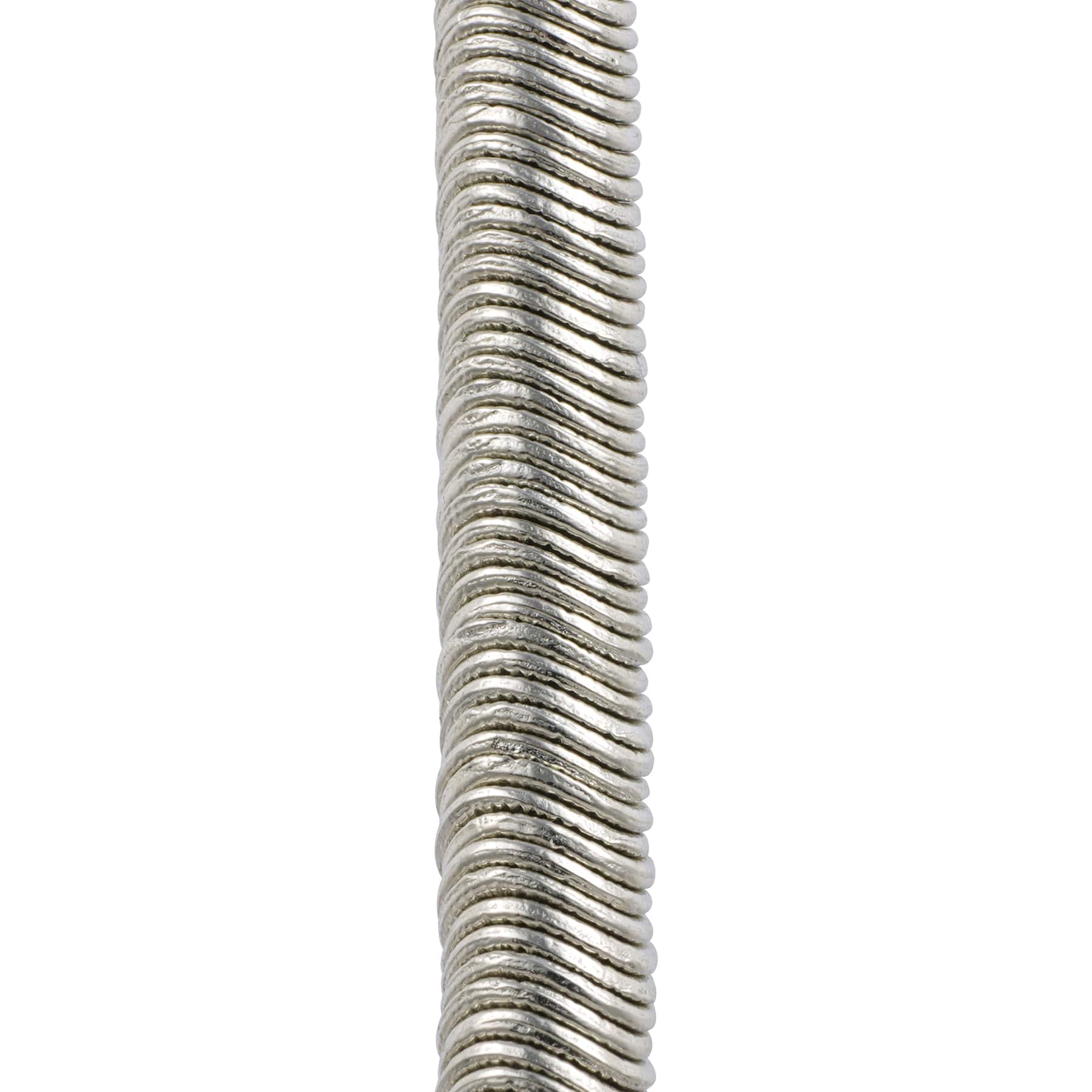 12 Pack: Rhodium Metal Wavy Disc Beads, 8mm by Bead Landing™
