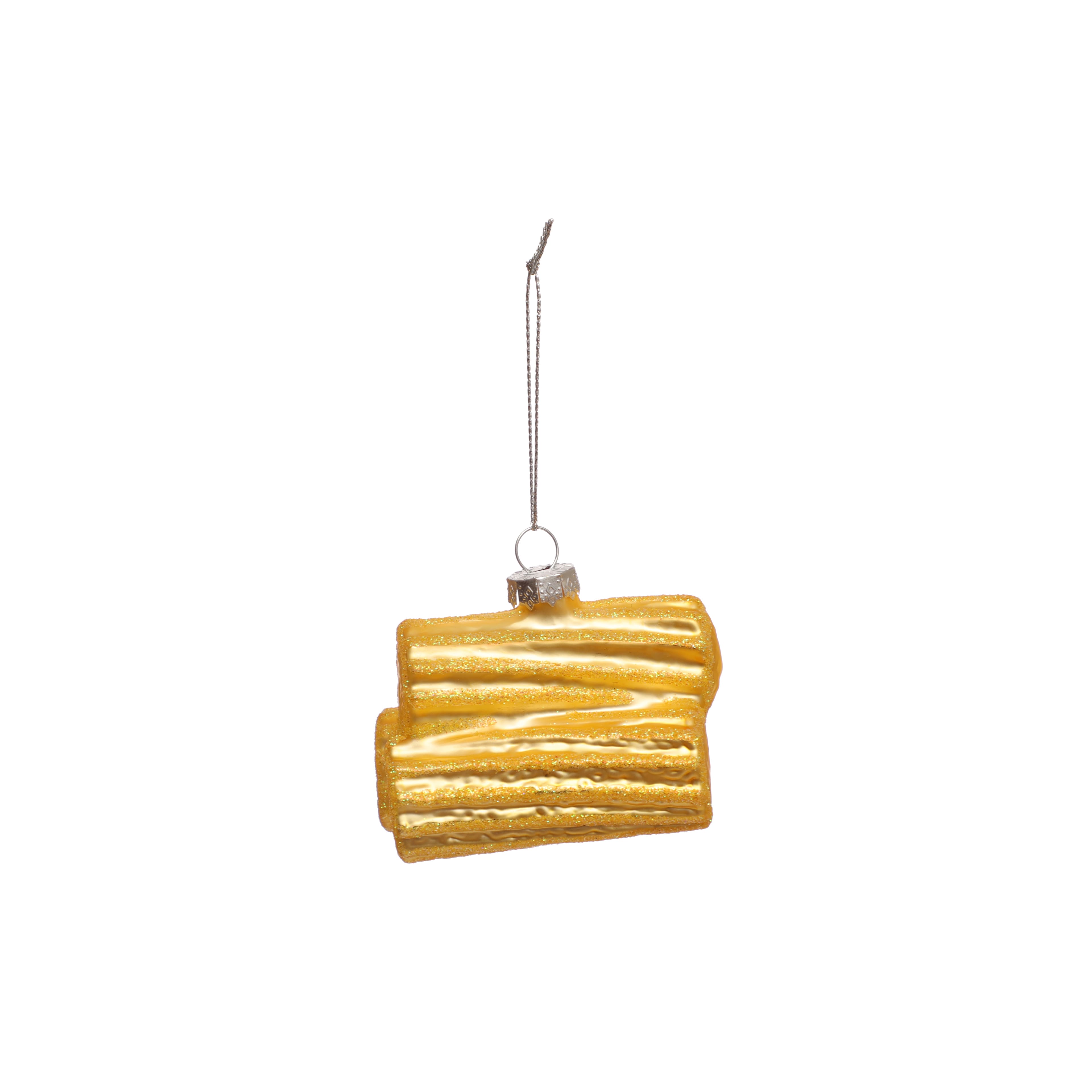 2.75&#x22; Rigatoni Pasta Glass Ornament by Ashland&#xAE;