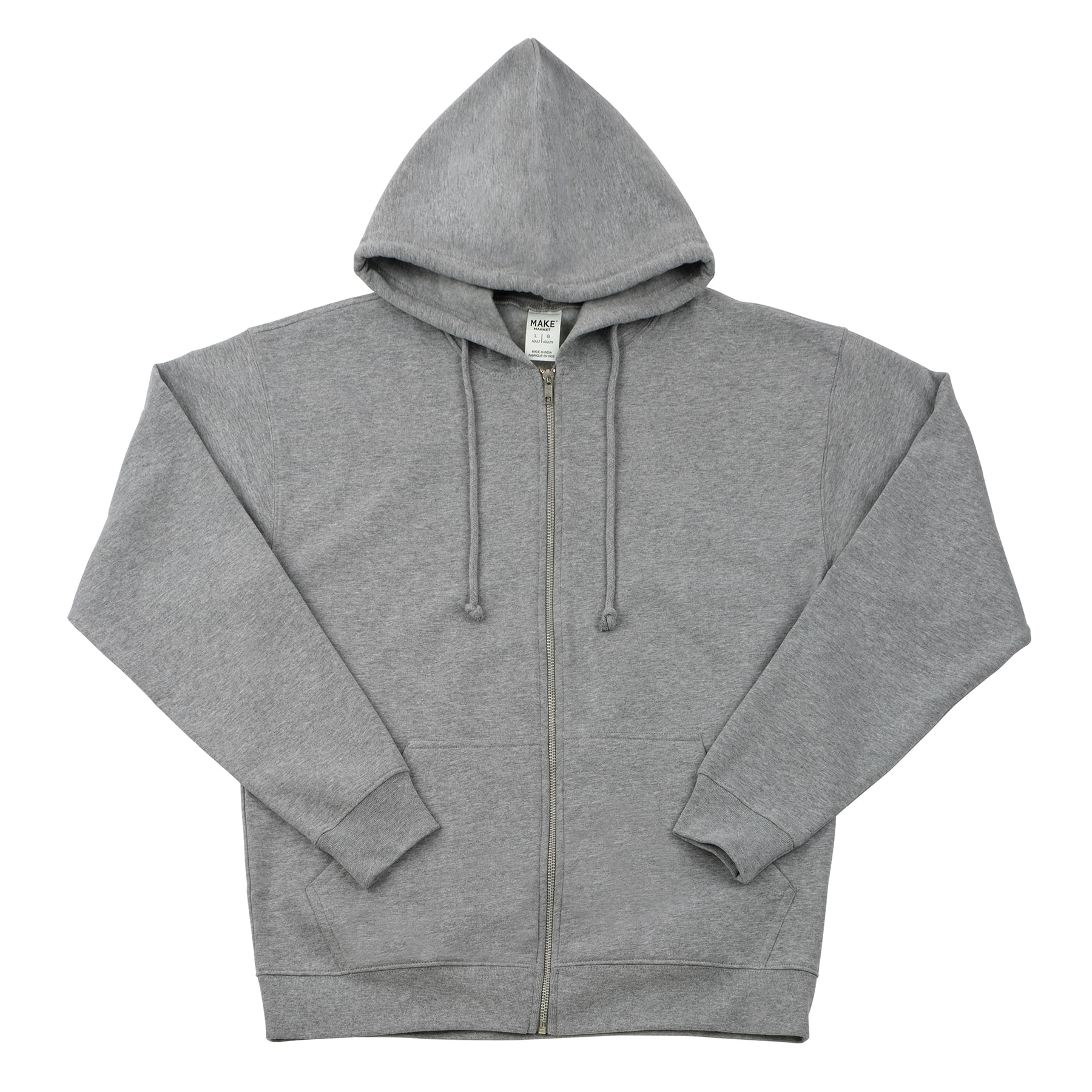 Unisex Adult Full Zip Hooded Sweatshirt by Make Market&#xAE;