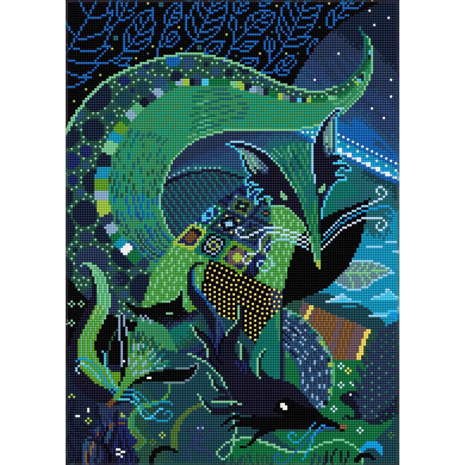 Diamond Dotz® Intermediate Forest Fox Diamond Art Painting Kit