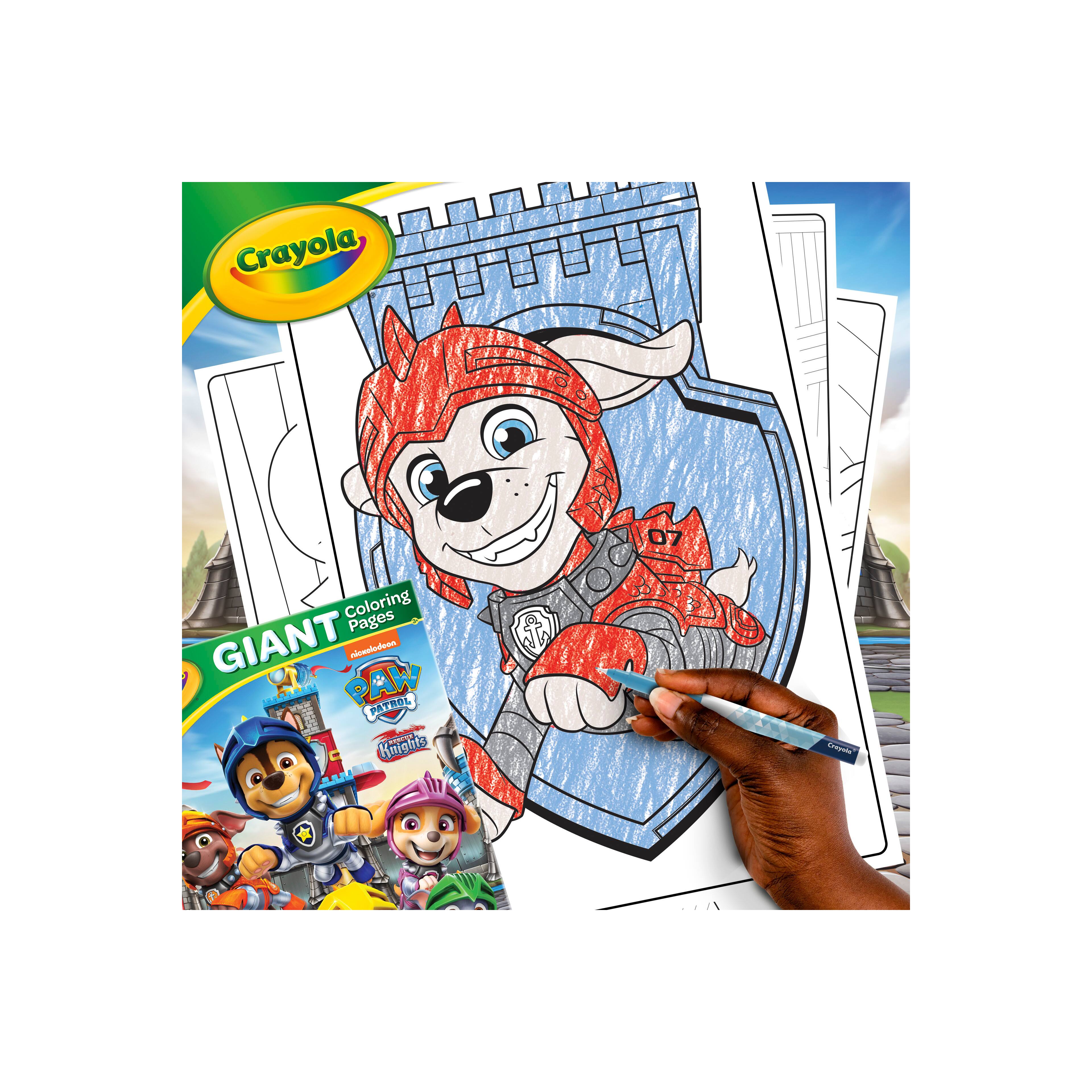 12 Pack: Crayola&#xAE; Paw Patrol&#xAE; Giant Coloring Pages with Folder Storage