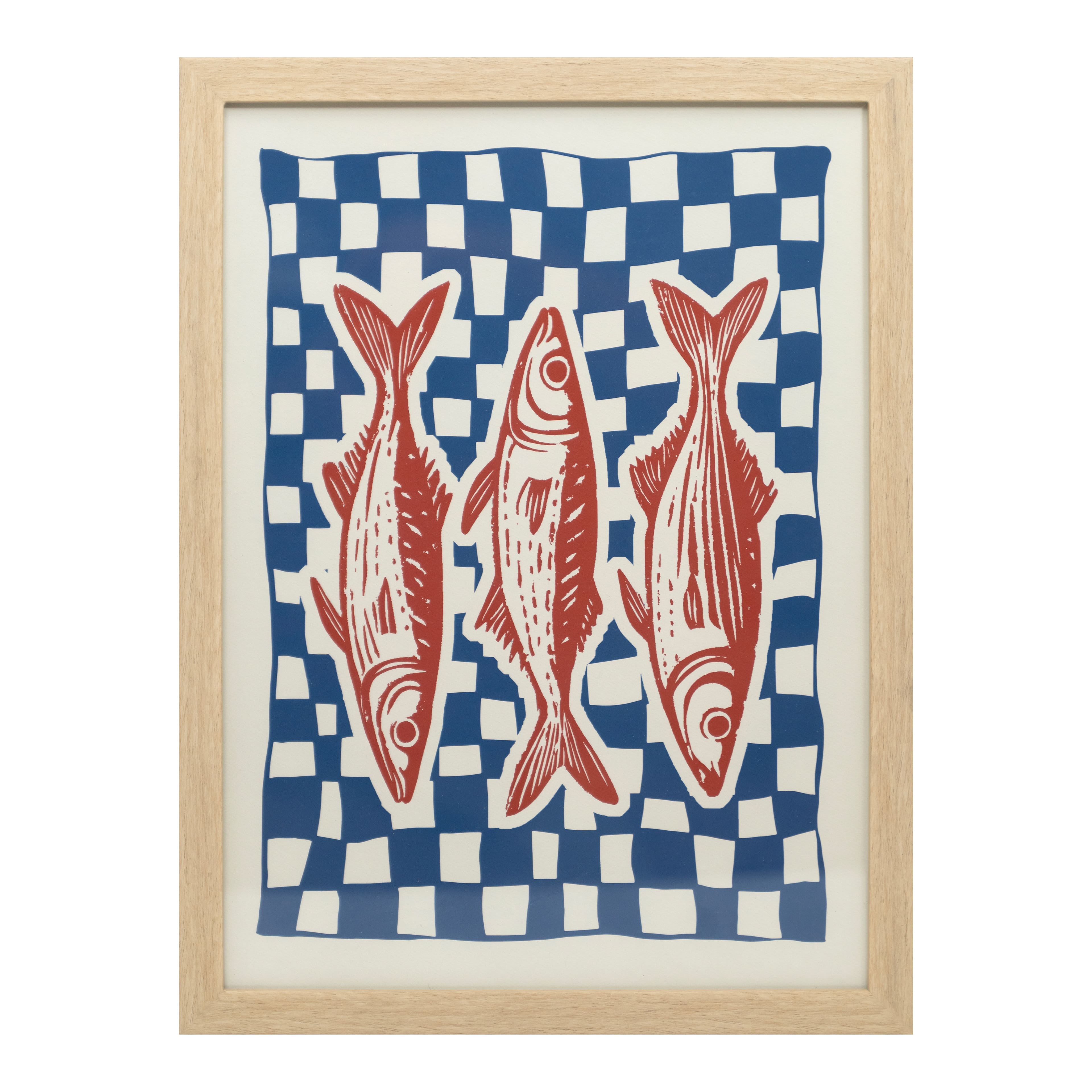 12&#x22; x 16&#x22; Red Fish Framed Wall D&#xE9;cor by Ashland&#xAE;