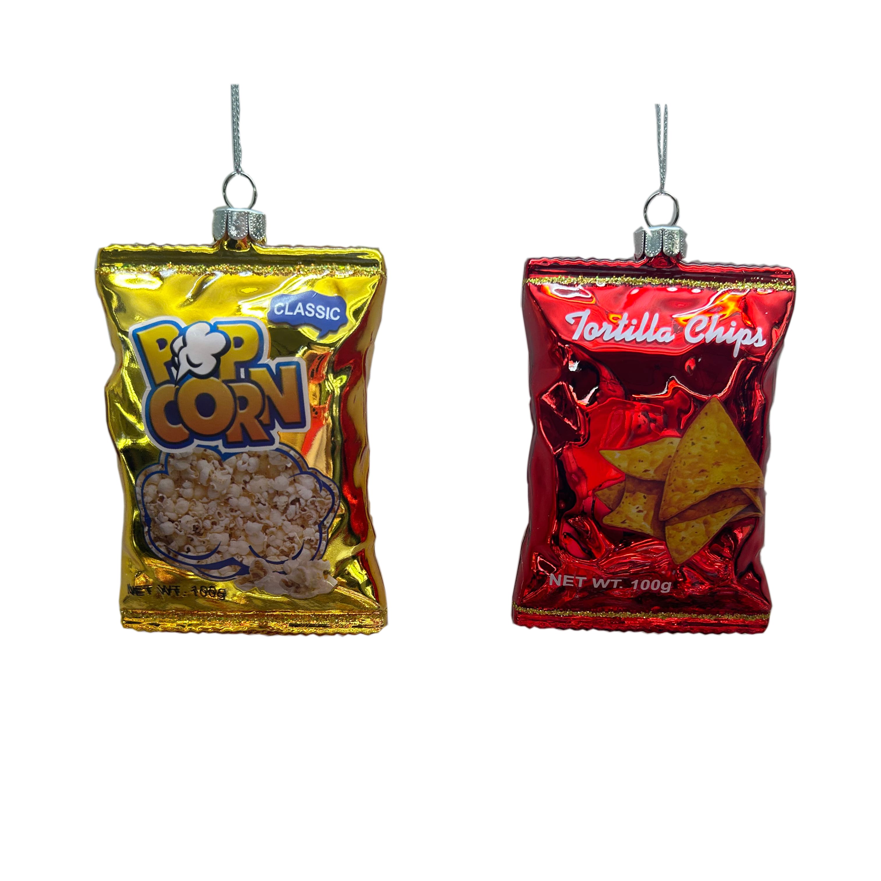Assorted 4.25&#x22; Snack Bag Glass Ornament by Ashland&#xAE;