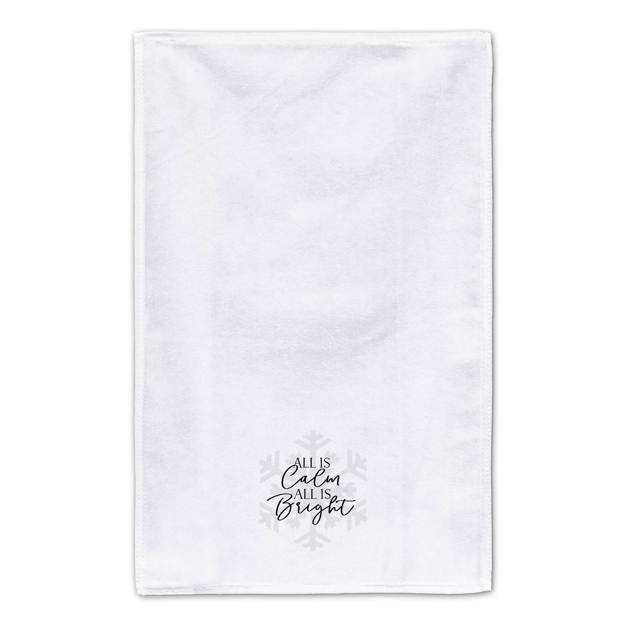 All is Calm All is Bright Tea Towels - Set of 2