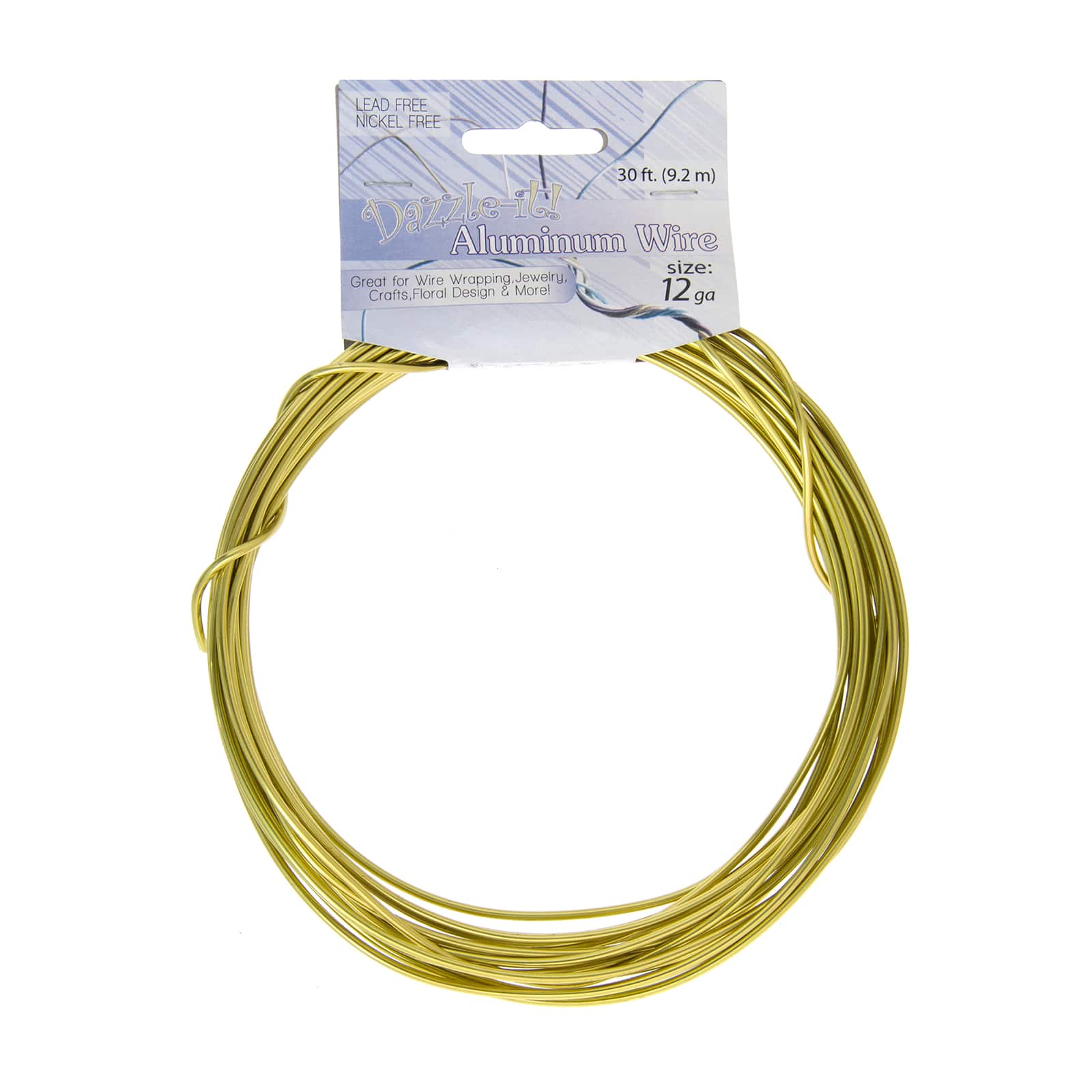 John Bead 12 Gauge Aluminum Jewelry Wire, 30ft.