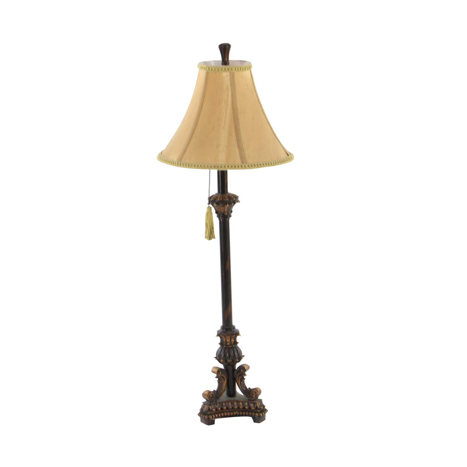 31&#x22; Antique Bronze Polystone Tuscan Buffet Lamp