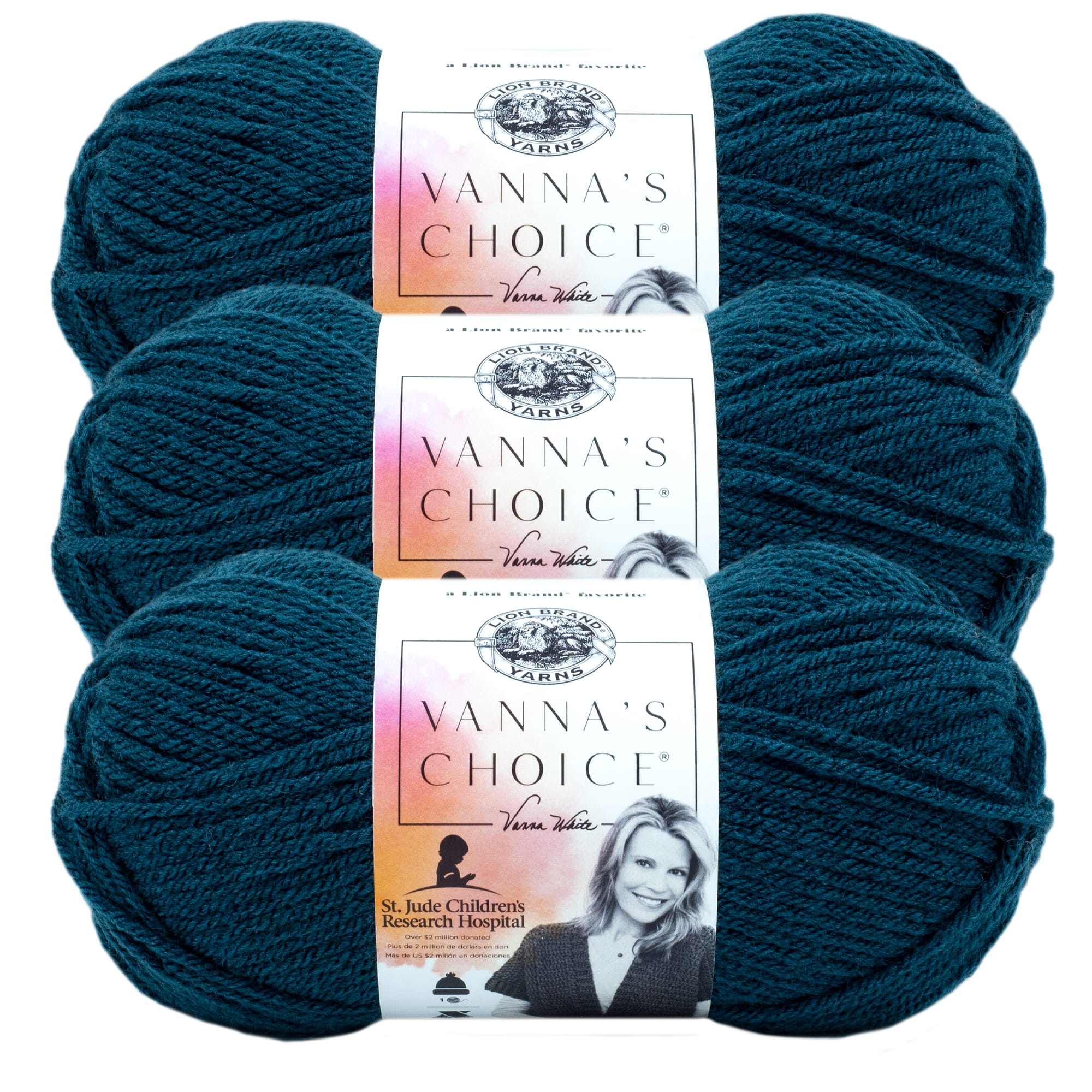 3 Pack Lion Brand® Vanna's Choice® Solid Yarn