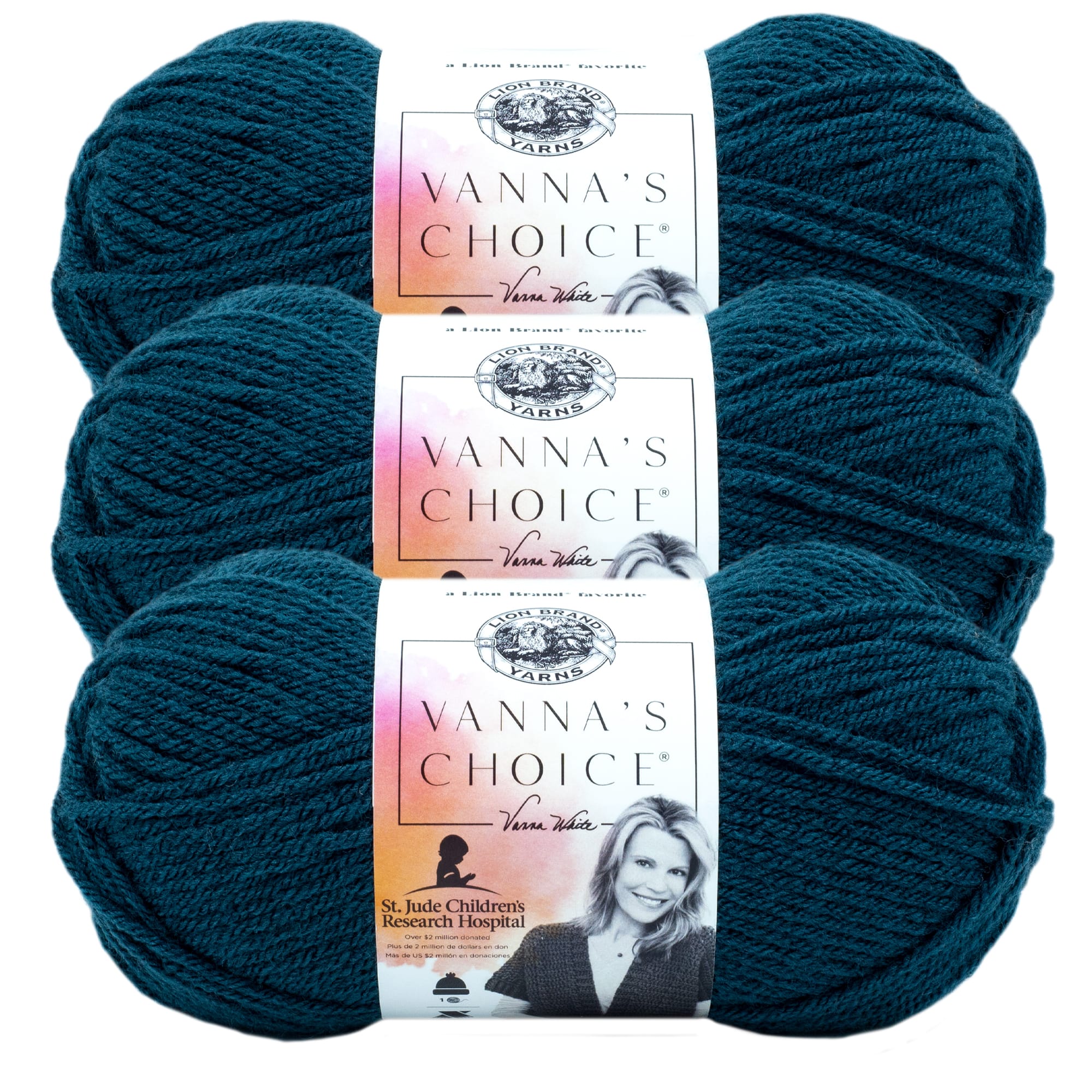 3 Pack Lion Brand® Vanna's Choice® Solid Yarn