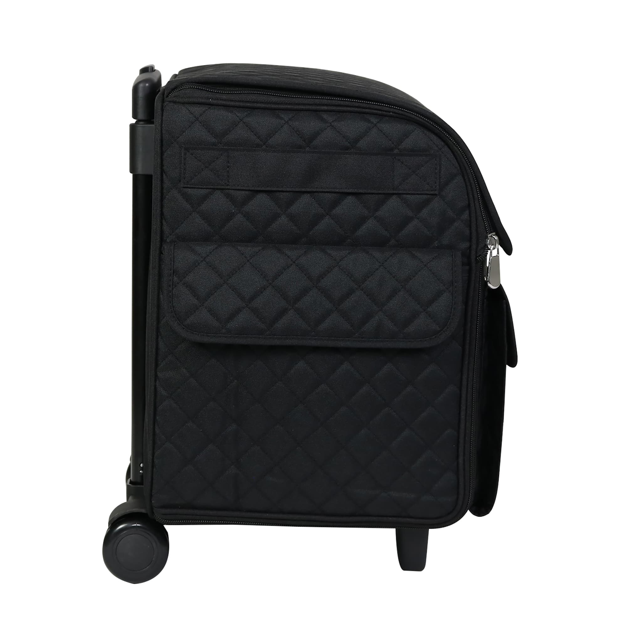 Everything Mary Black Quilted Serger Machine Rolling Storage Case