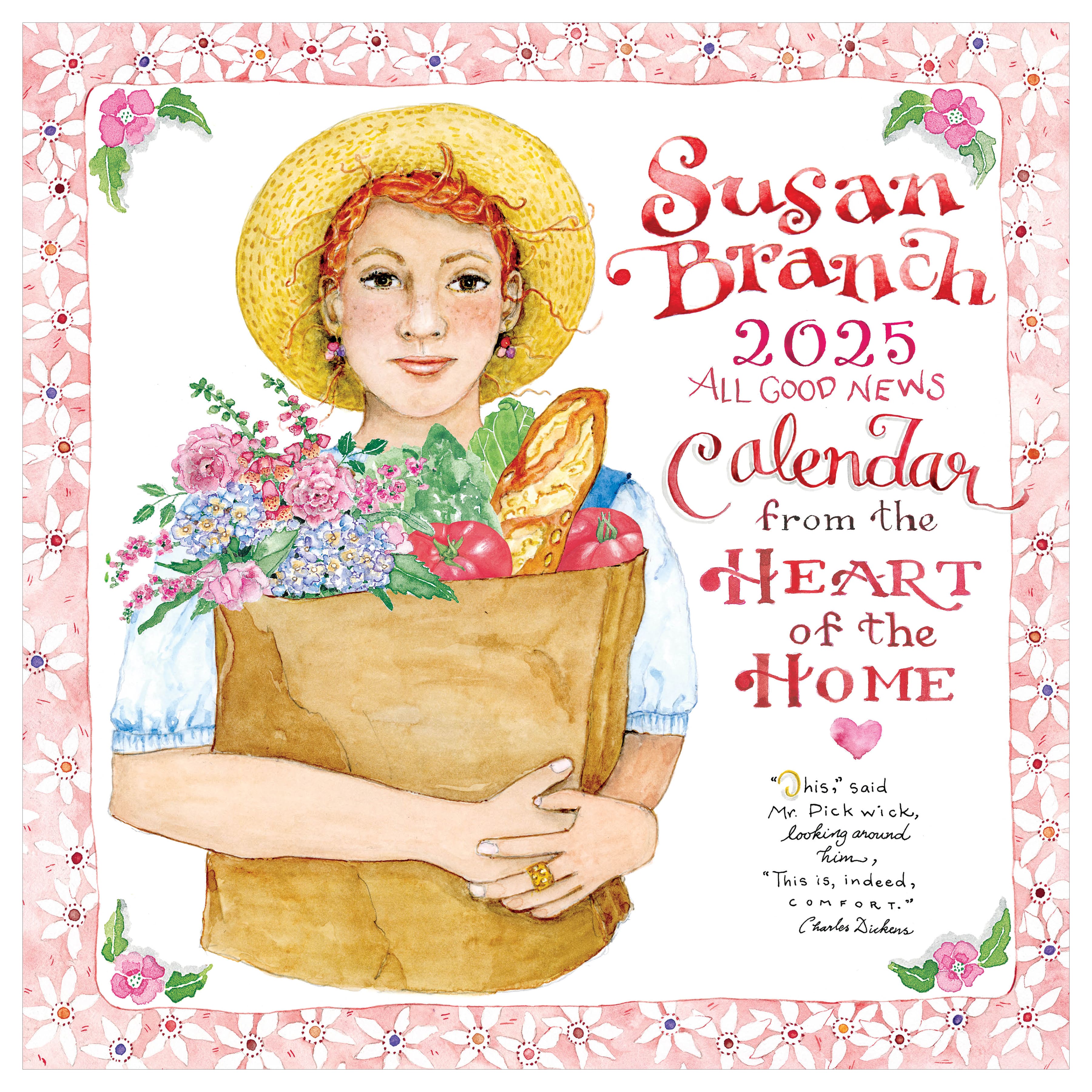 TF Publishing 2025 Susan Branch Wall Calendar