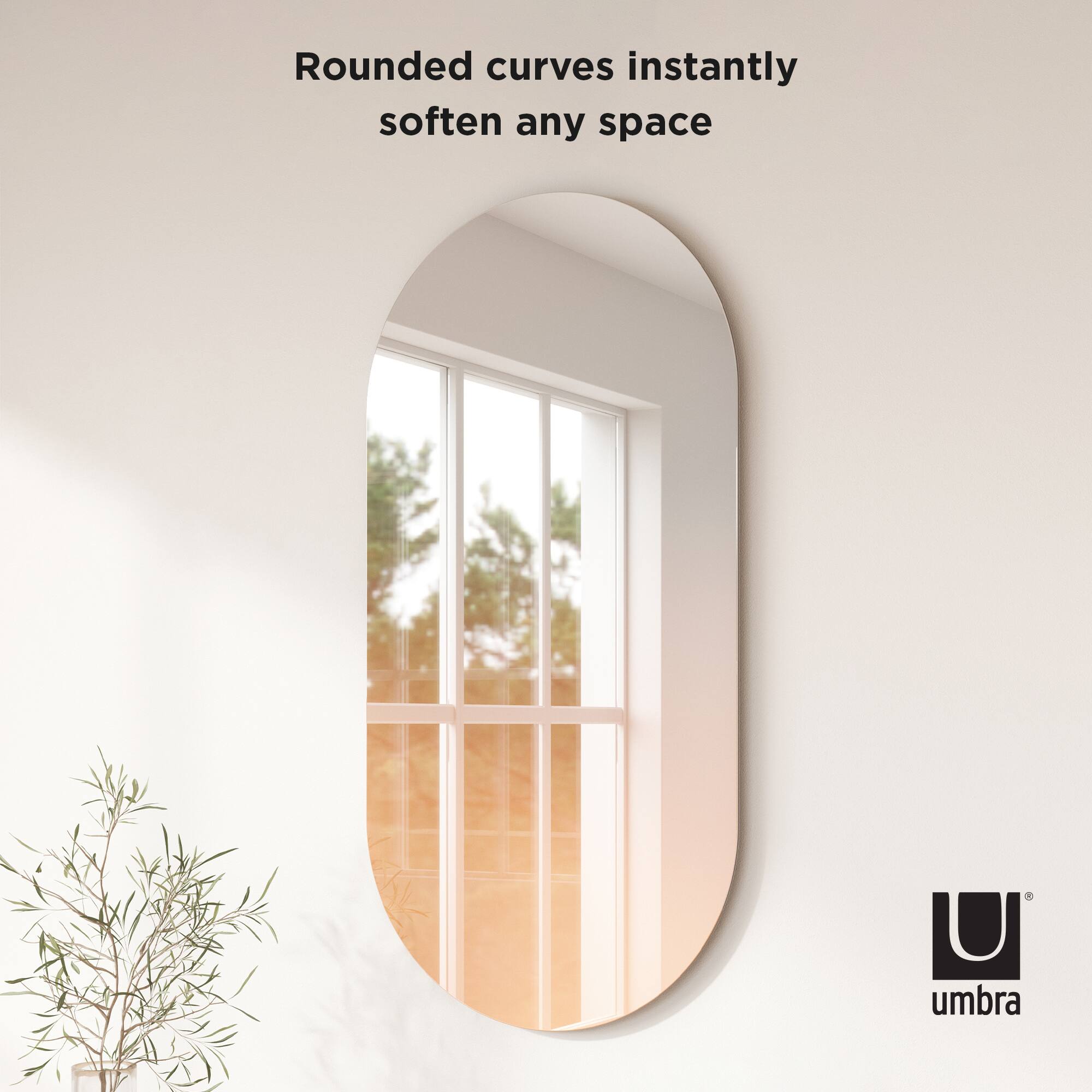 Umbra 36" Copper Misto Oval Mirror Michaels