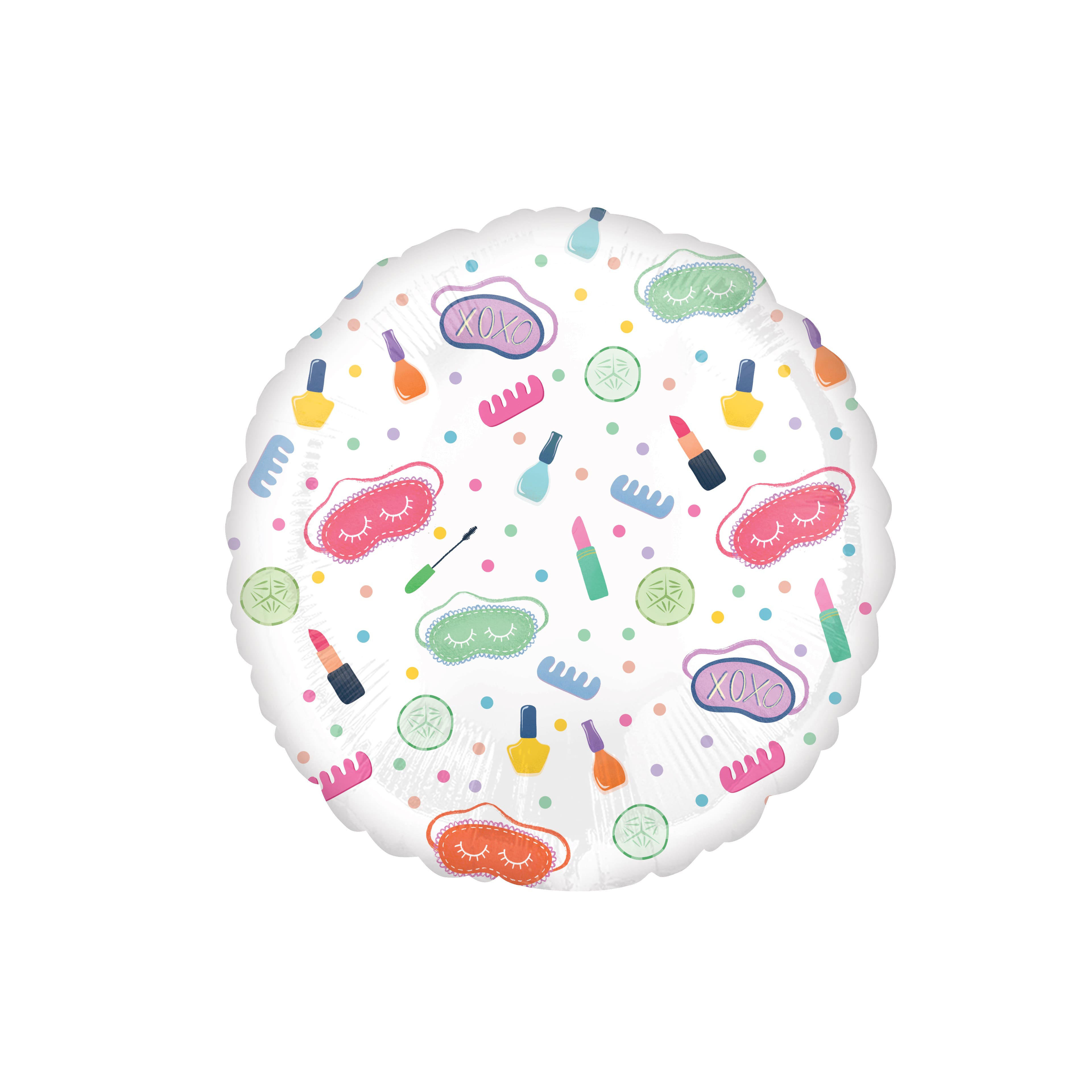 17&#x22; Spa Party Designs Round Foil Balloon