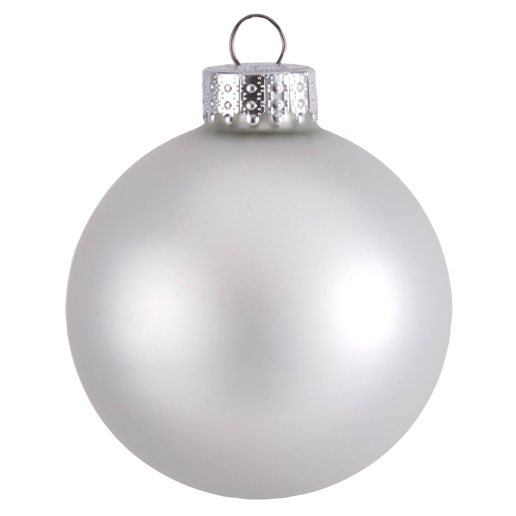 8ct Matte White Glass Ball Ornaments By Ashland 2 6