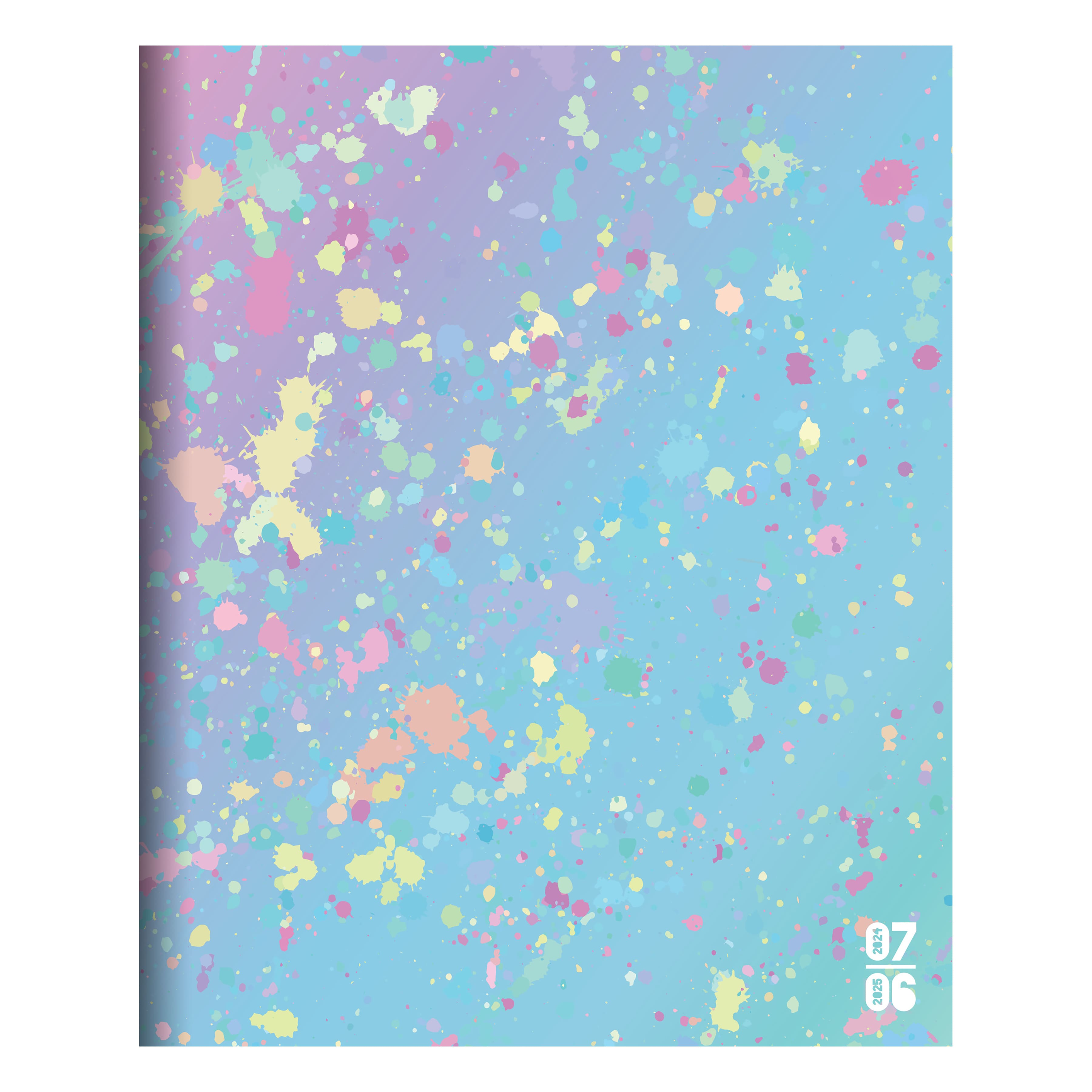 TF Publishing 2024-2025 Medium Paint Splatter Monthly Planner