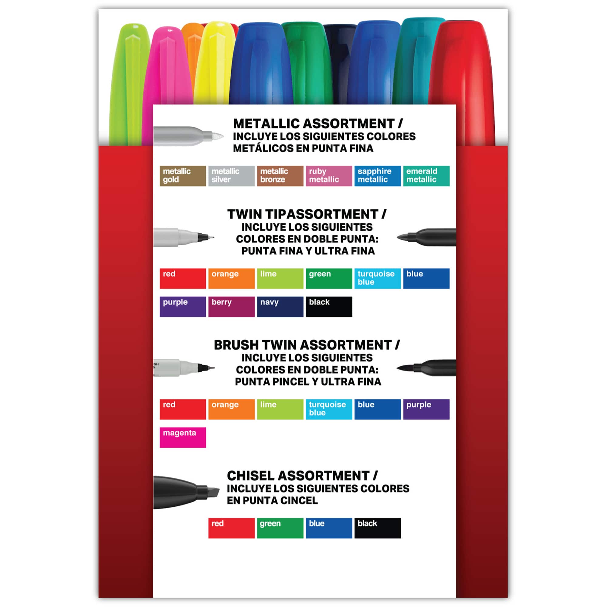 Sharpie® Ultimate Collection Mixed 115 Piece Permanent Markers