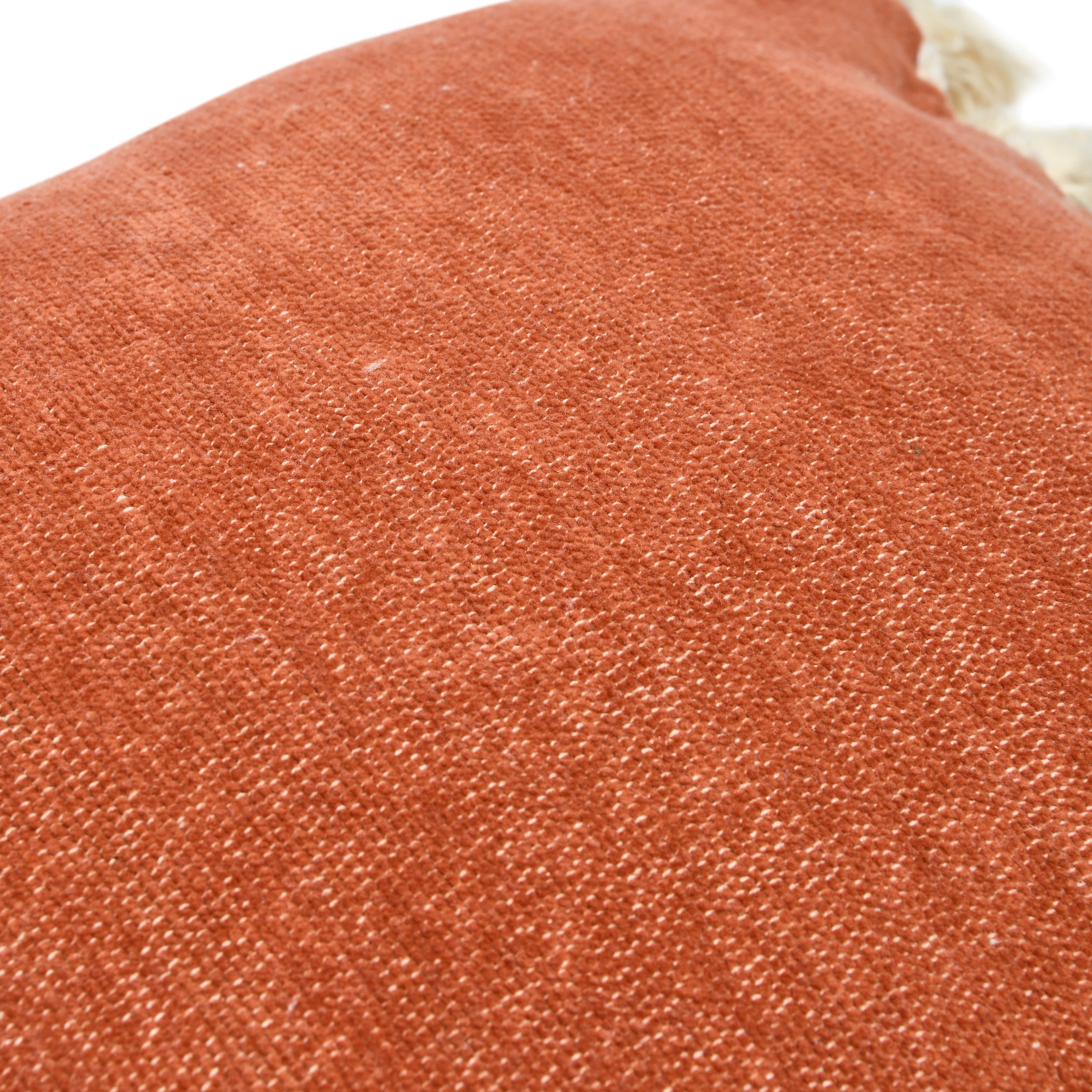 Hello Honey&#xAE; Cotton Chenille Lumbar Pillow with Tassels