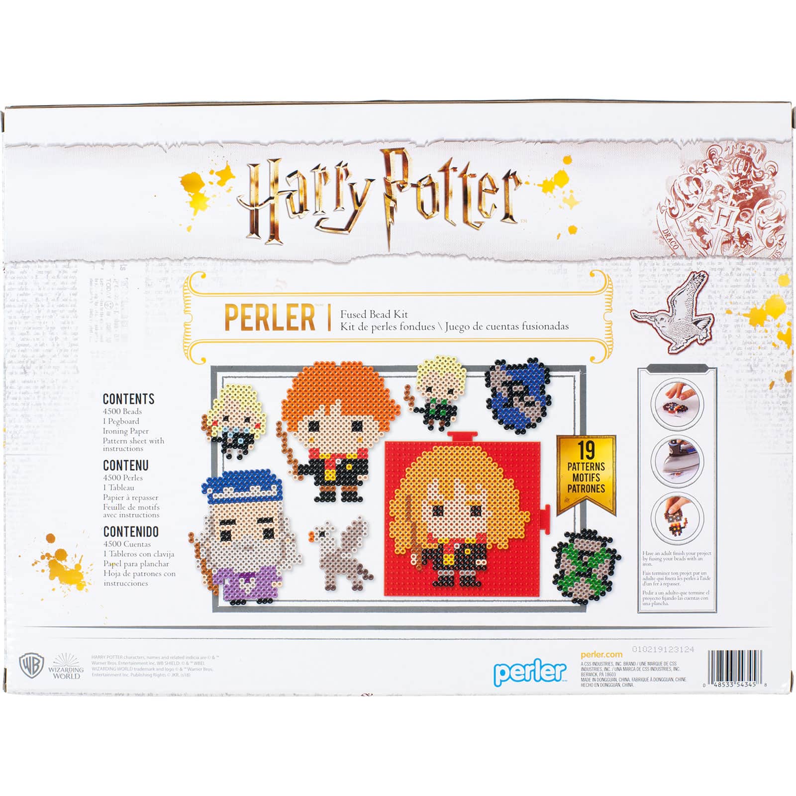 Perler 3D Hogwarts Harry Potter Fuse Bead Craft Kit Multicolor 2004 Piece 