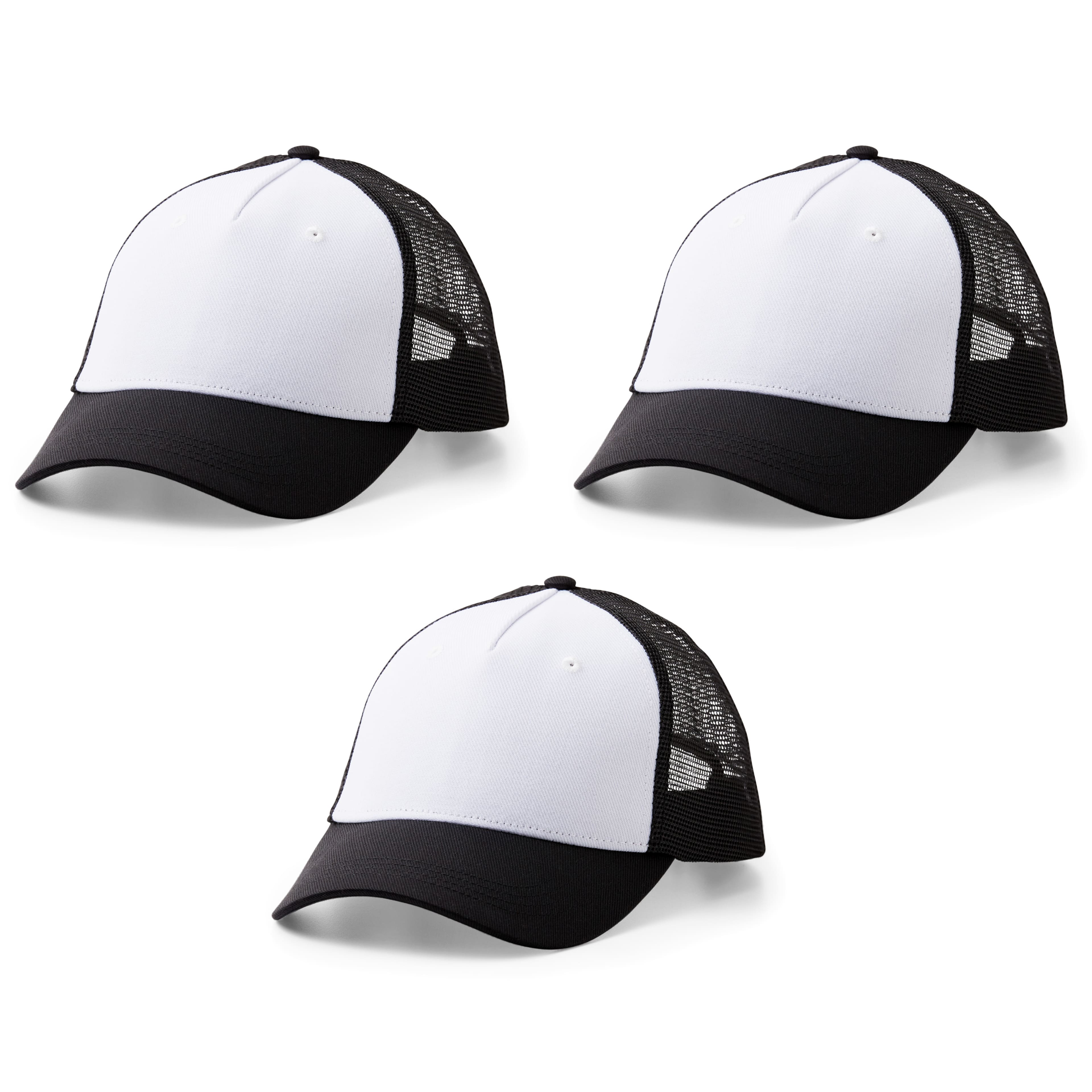 Cricut&#xAE; Black/White Trucker Hat Blank, 3ct.