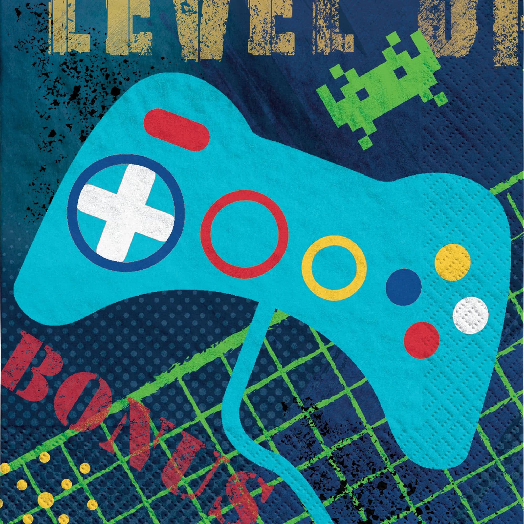 Gamer Print Lunch Napkins, 16ct.