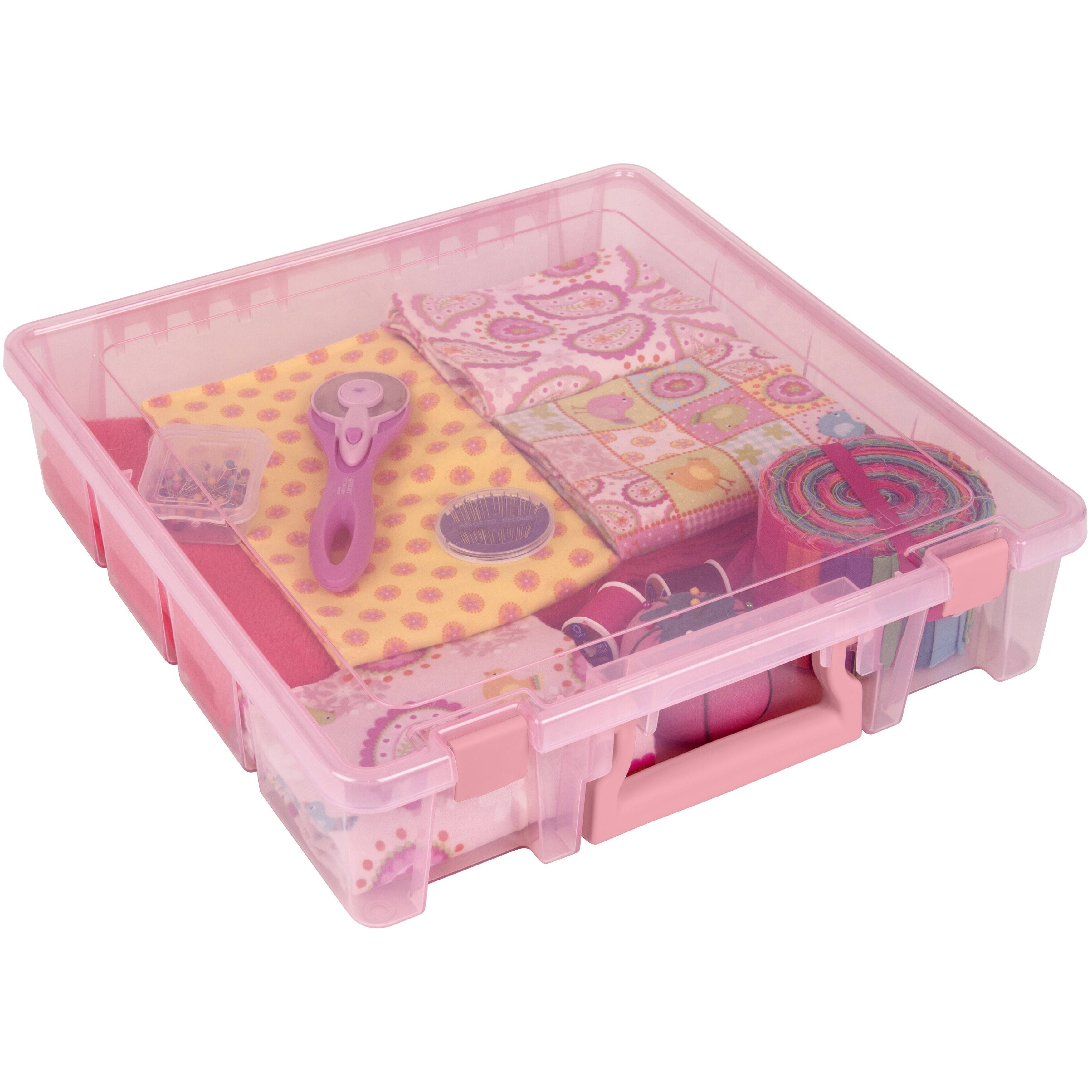 ArtBin&#xAE; Super Satchel&#x2122; Blush Single Compartment Box