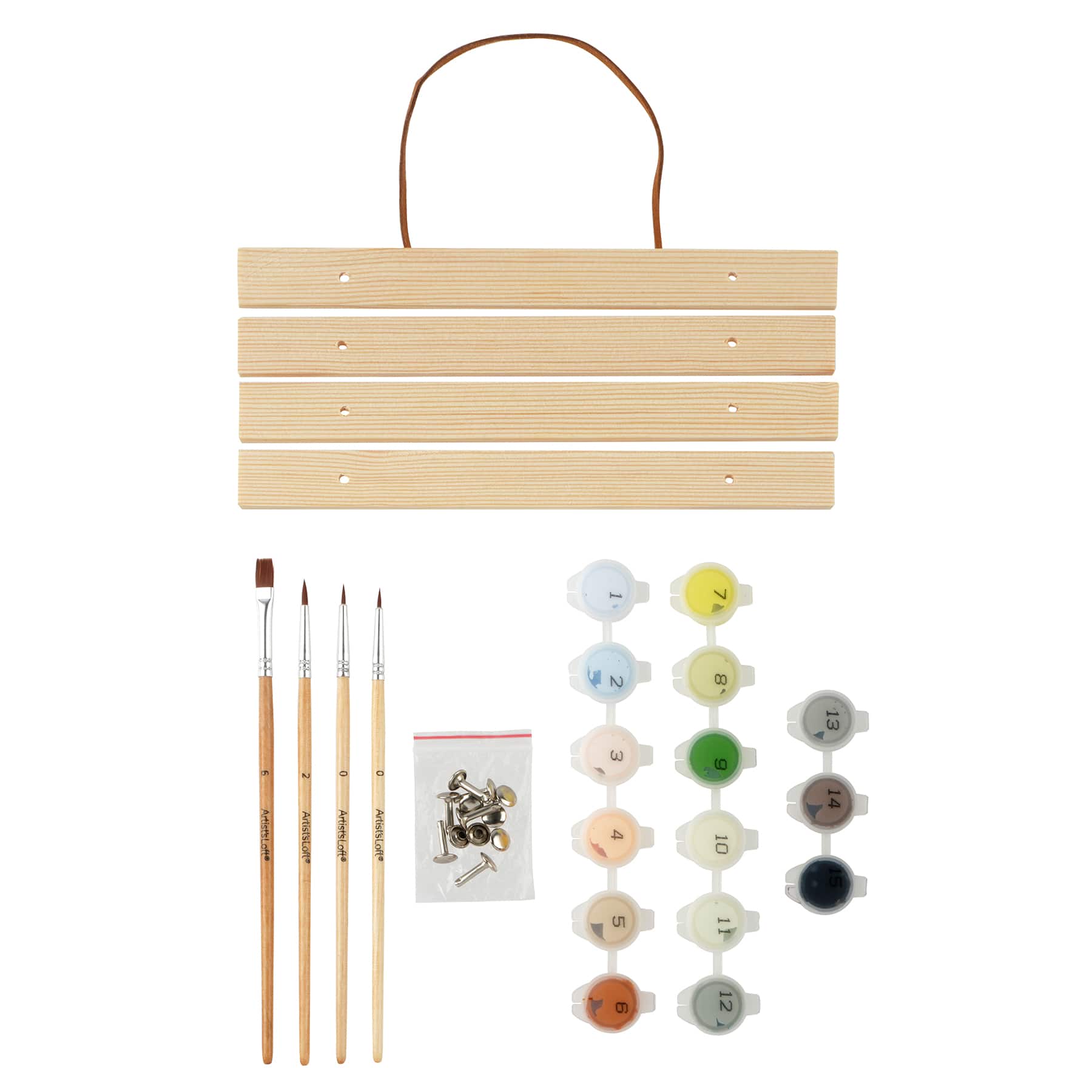 8&#x22; x 10&#x22; Vintage Duck Paint-by-Number Kit with Wood Display Hanger by Artist&#x27;s Loft&#xAE;