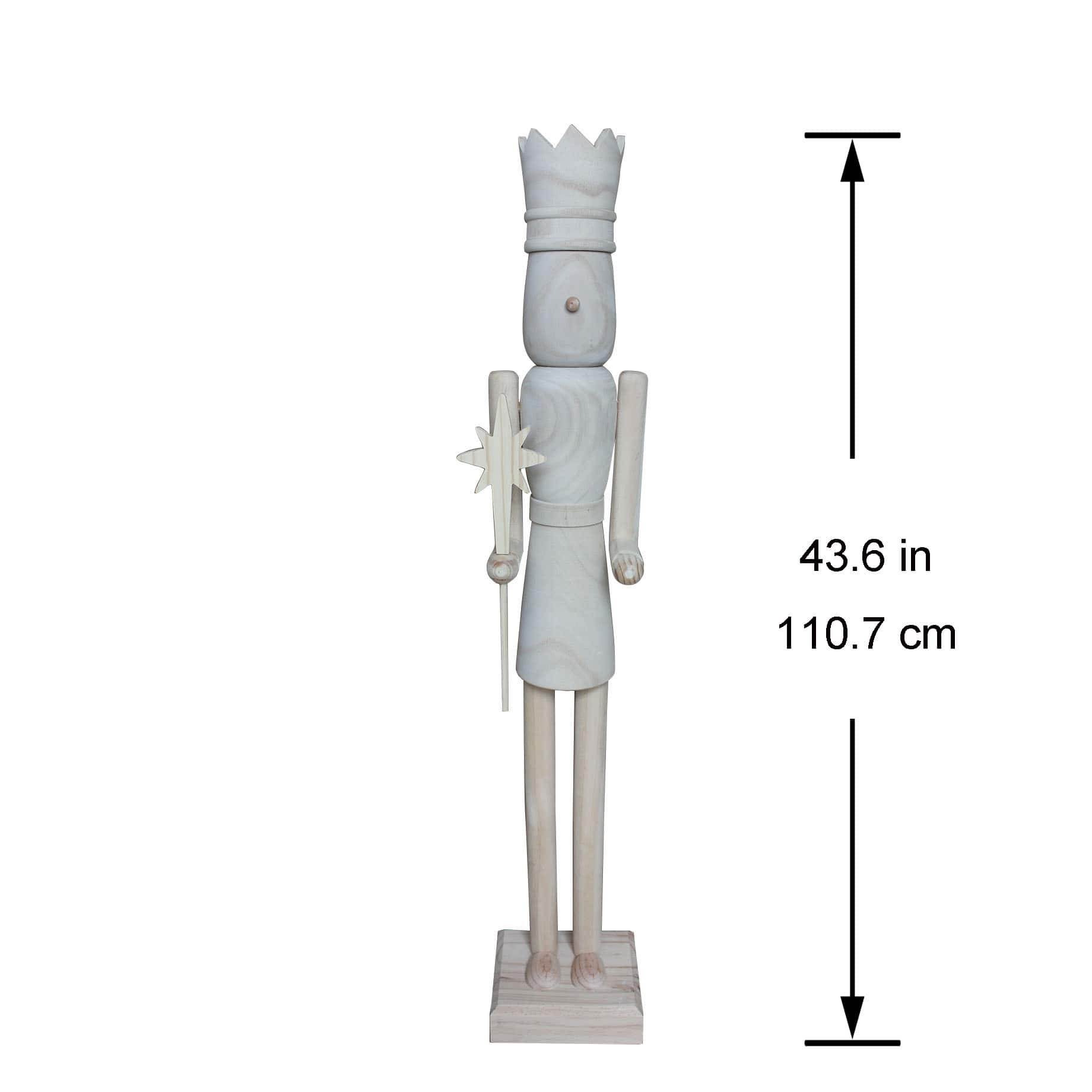 3.6ft. Queen DIY Wood Nutcracker by Make Market&#xAE;