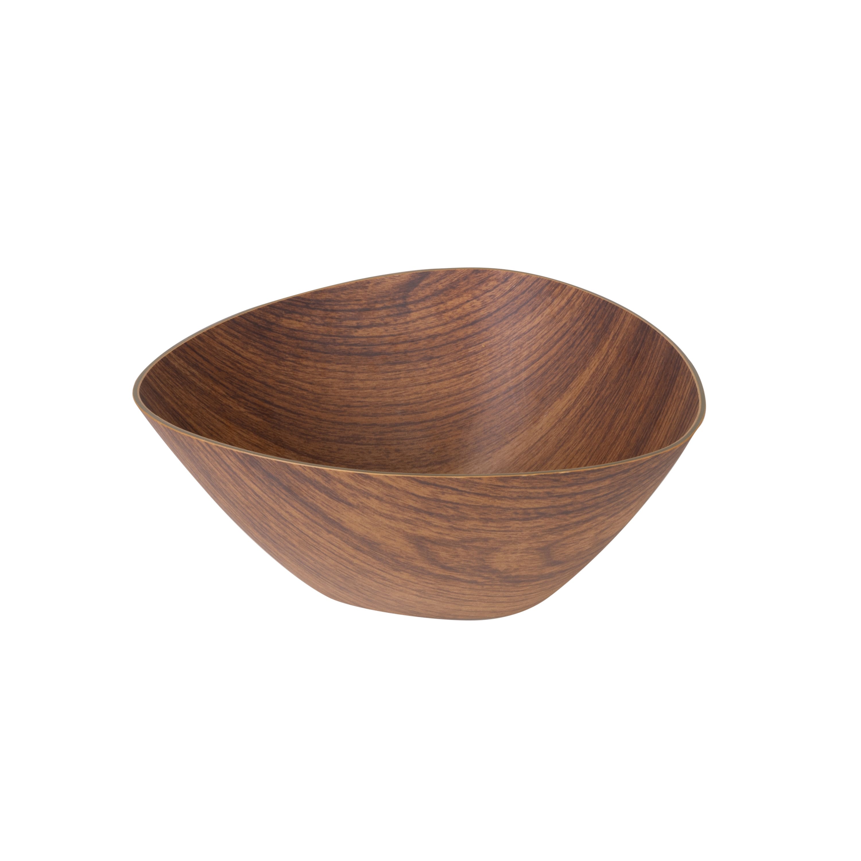 Luxe Party Mahogany Collection Large&#x22; Triangle Serving Bowl