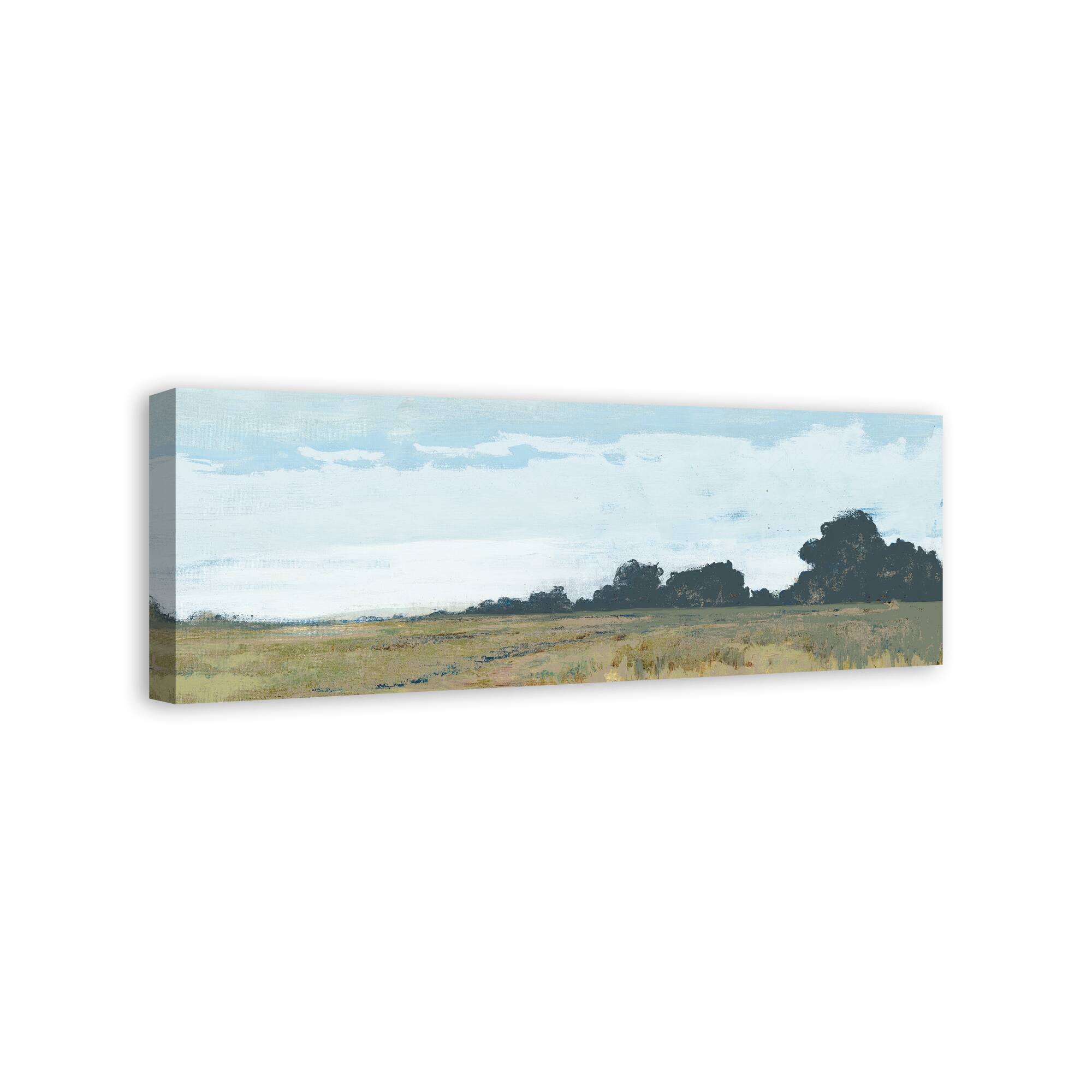 Distant Trees 36" x 12" Canvas Wall Art