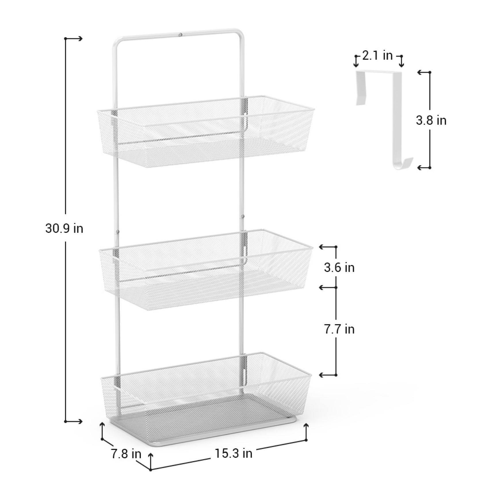 NEX&#x2122; 15&#x22; Over the Door Basket Organize