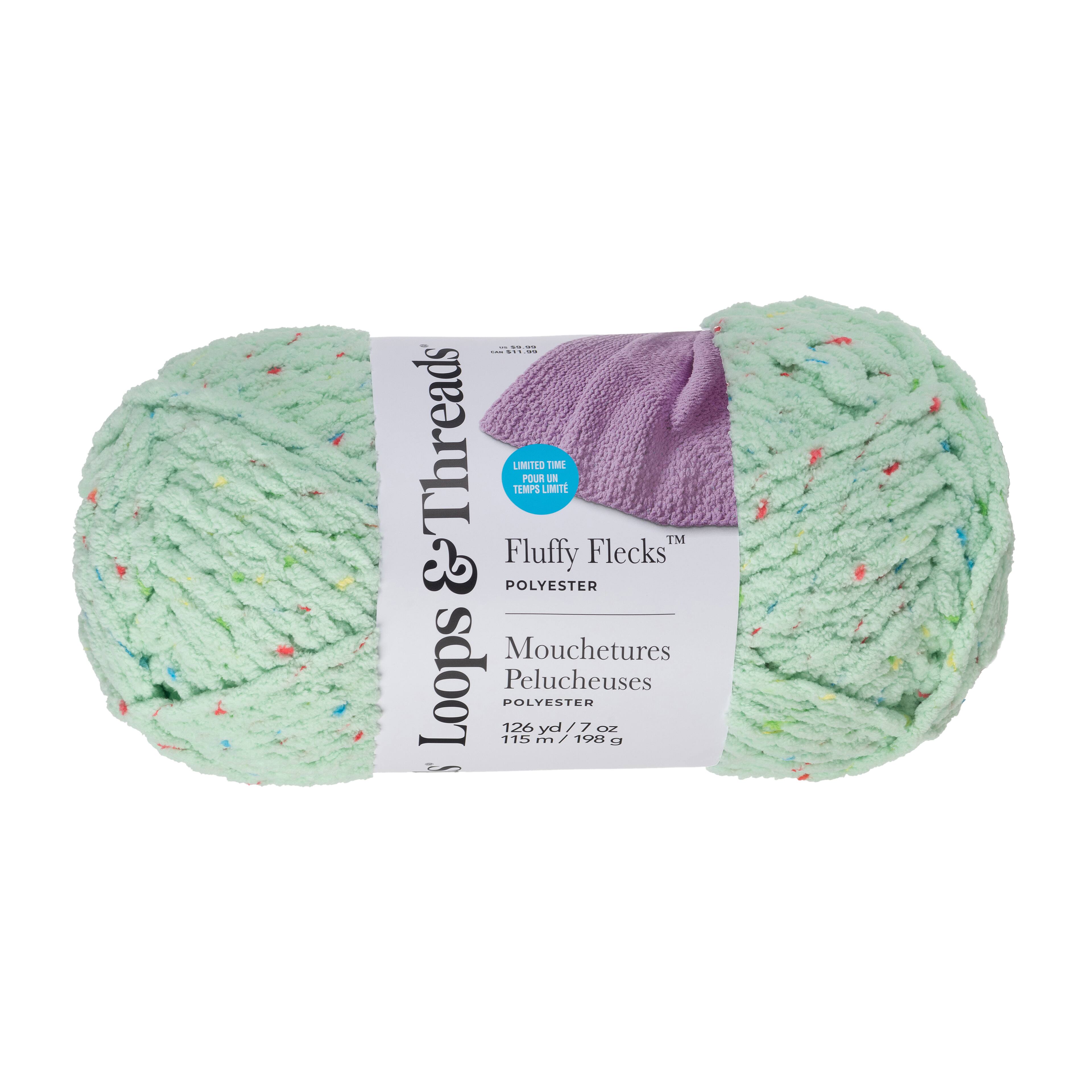 Fluffy Flecks™ Yarn by Loops & Threads®