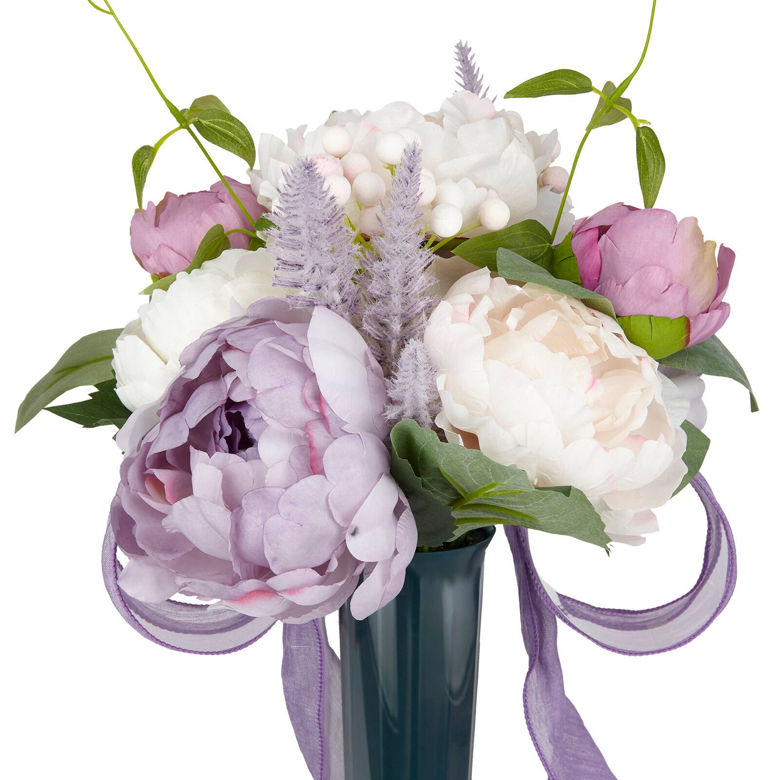 Medium Purple &#x26; Cream Remembrance Cone by Ashland&#xAE;