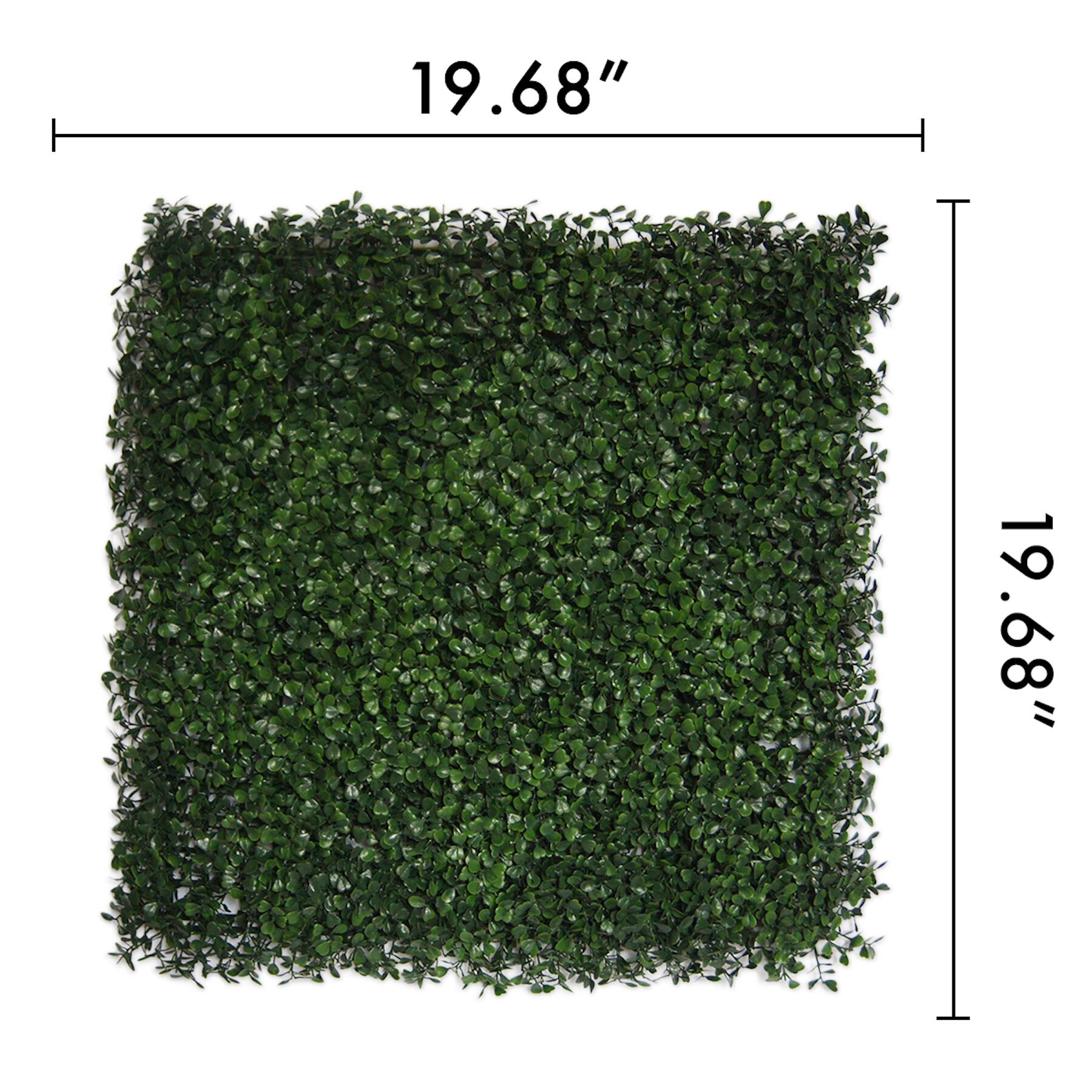 20&#x22; Ficus Style Plant Living Wall Panels, 4ct.