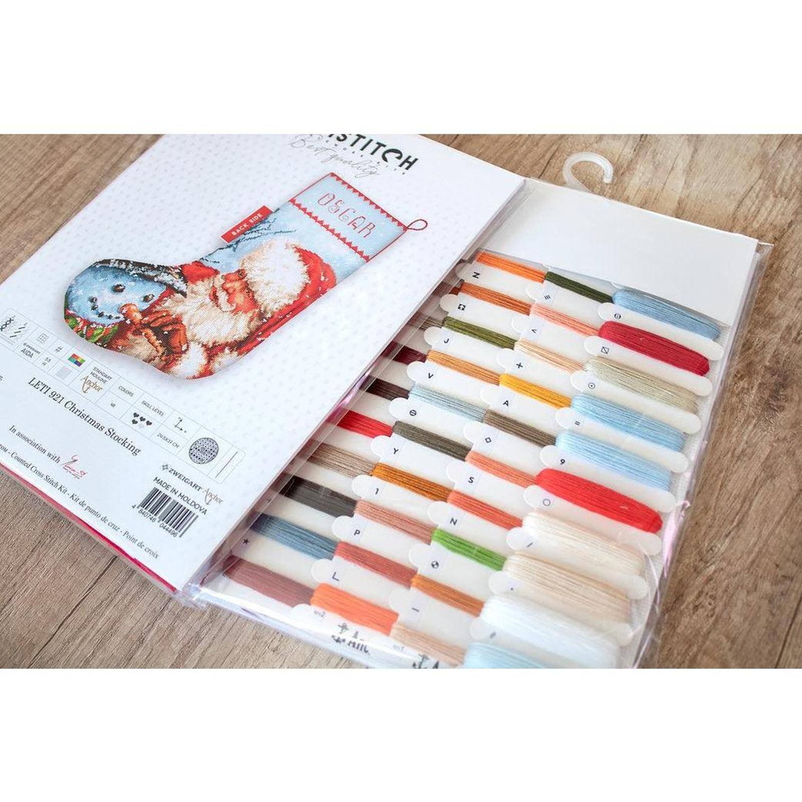 Letistitch Christmas Stocking Counted Cross Stitch Kit