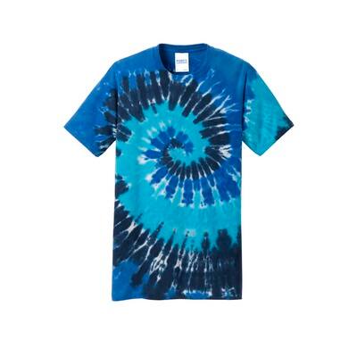 Calix Blue Round Neck Tie Dye Shirt with High Density Print – Mossimo PH