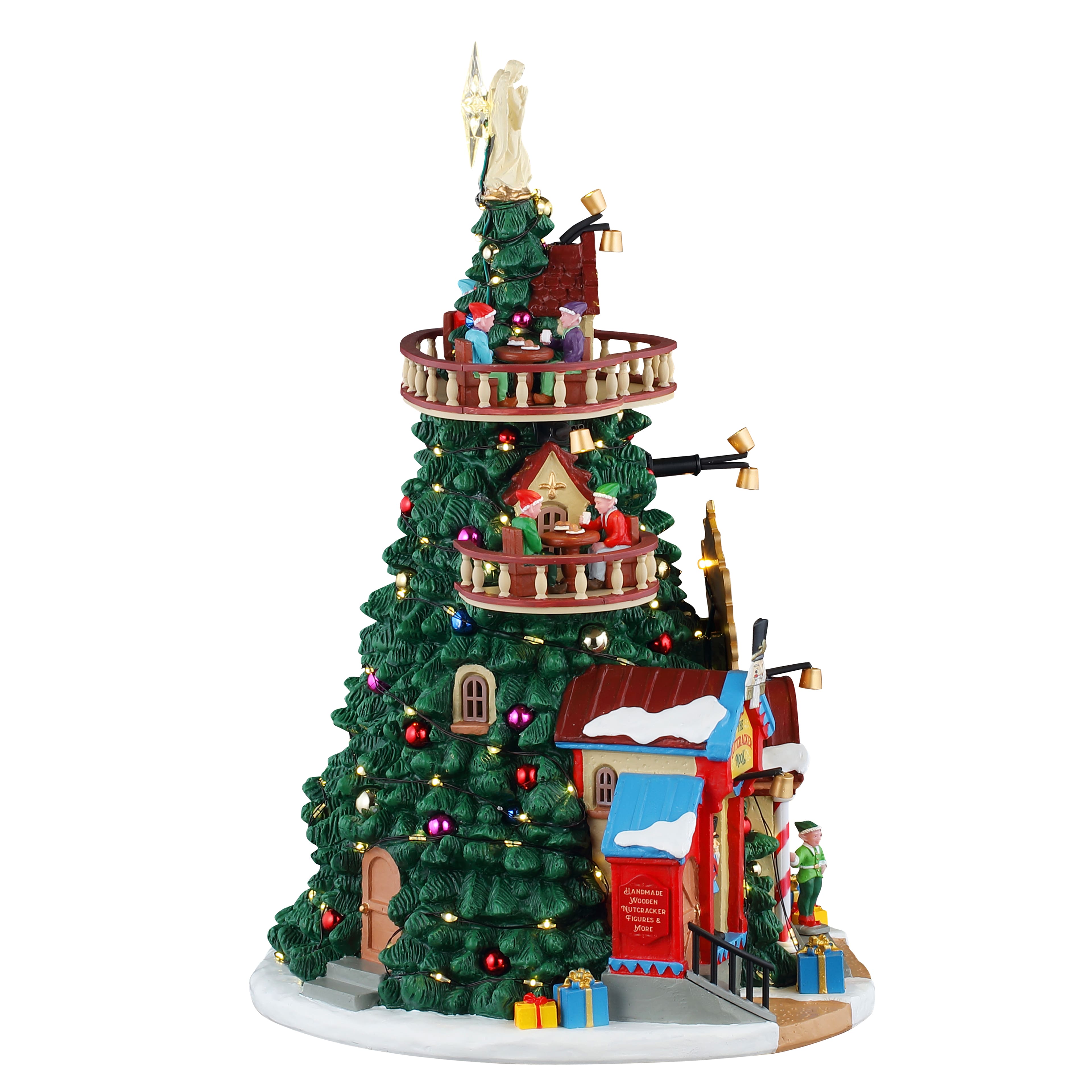 Lemax&#xAE; Santa&#x27;s Wonderland Tannenbaum Tower Christmas Shops