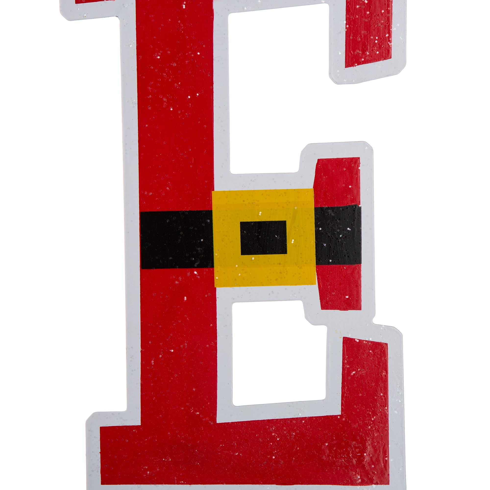 Glitzhome® 23" Metal Believe Yard Stake Set