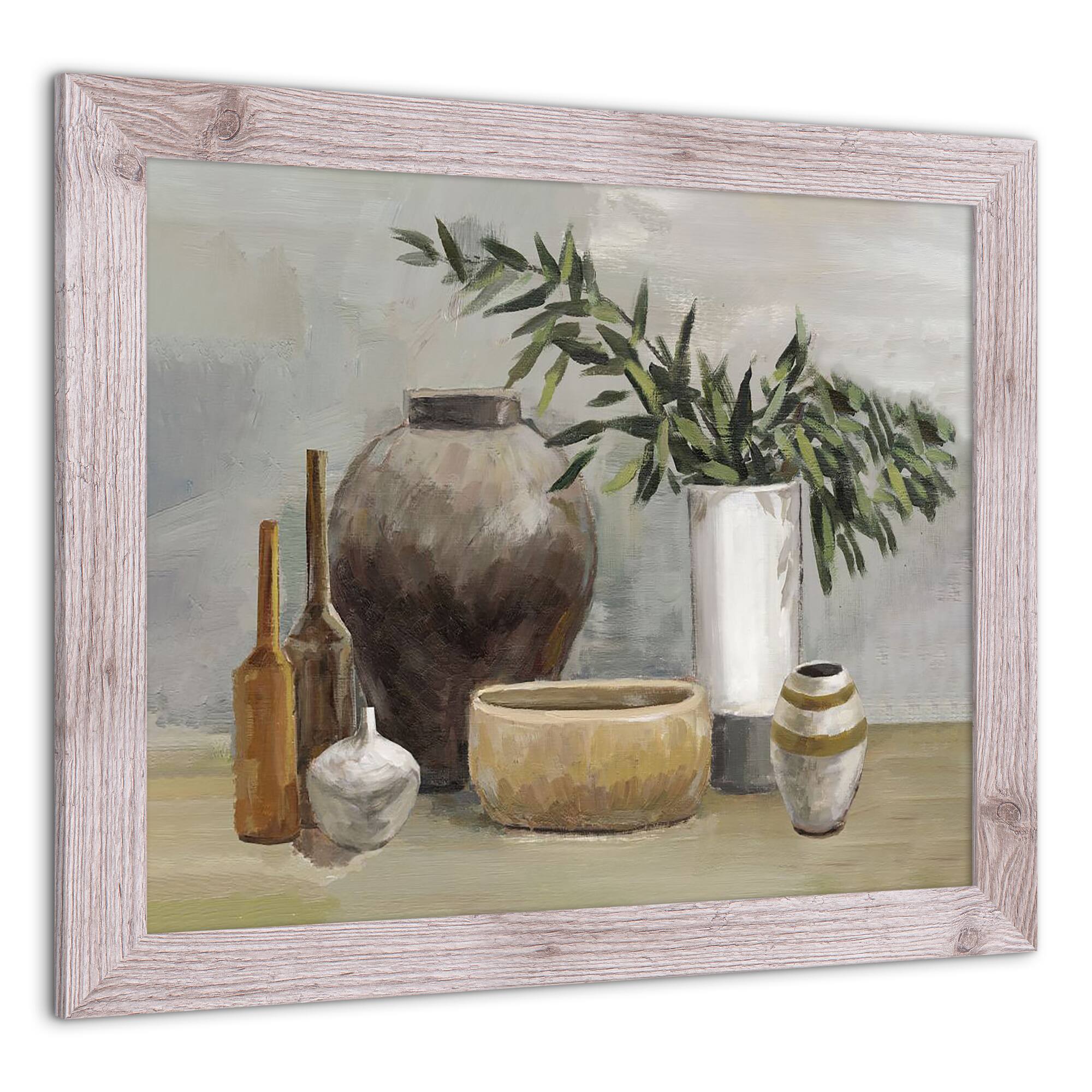 Warm Blues Still Western Framed Print