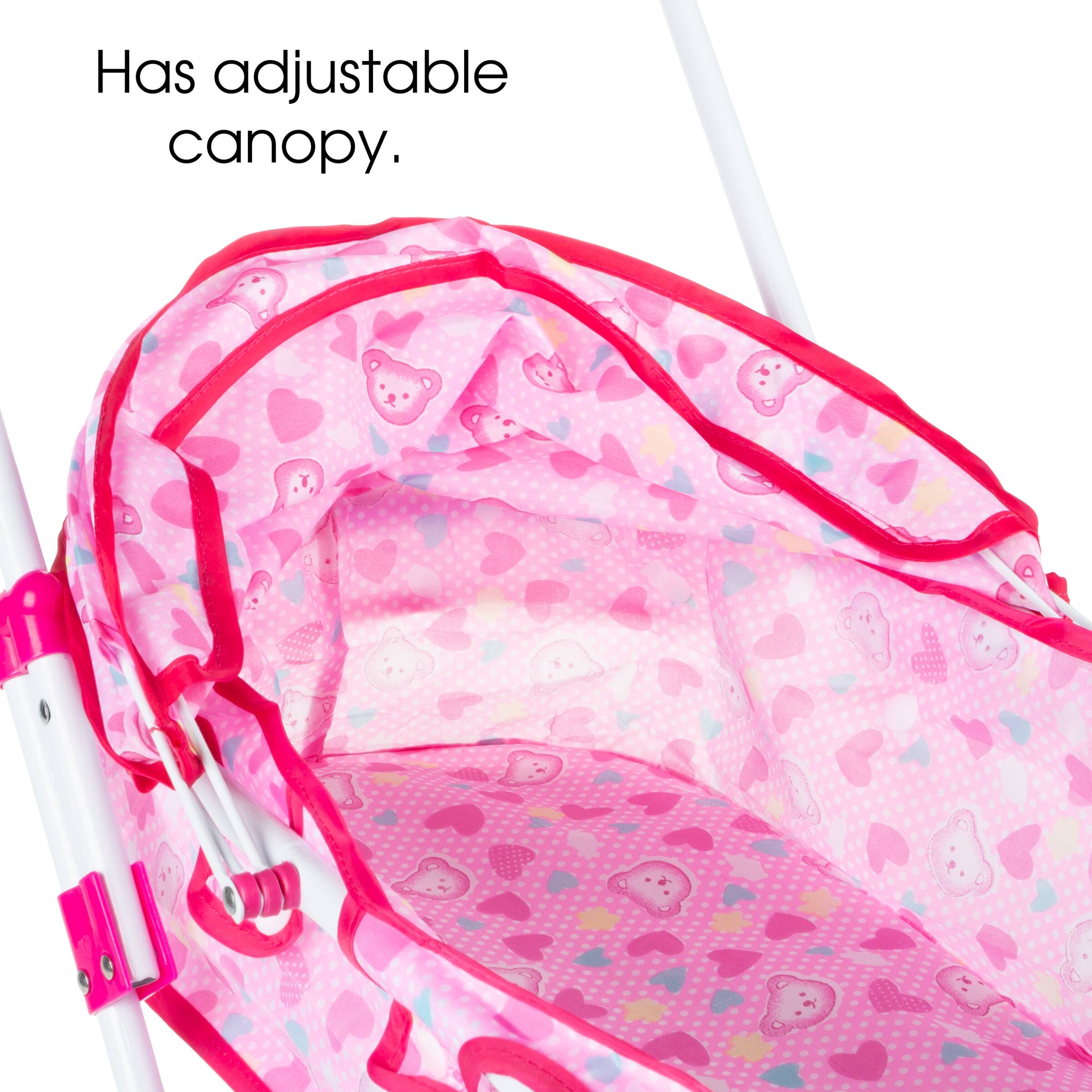 Toy Time Deluxe Toy Pram for 18&#x22; Baby Dolls