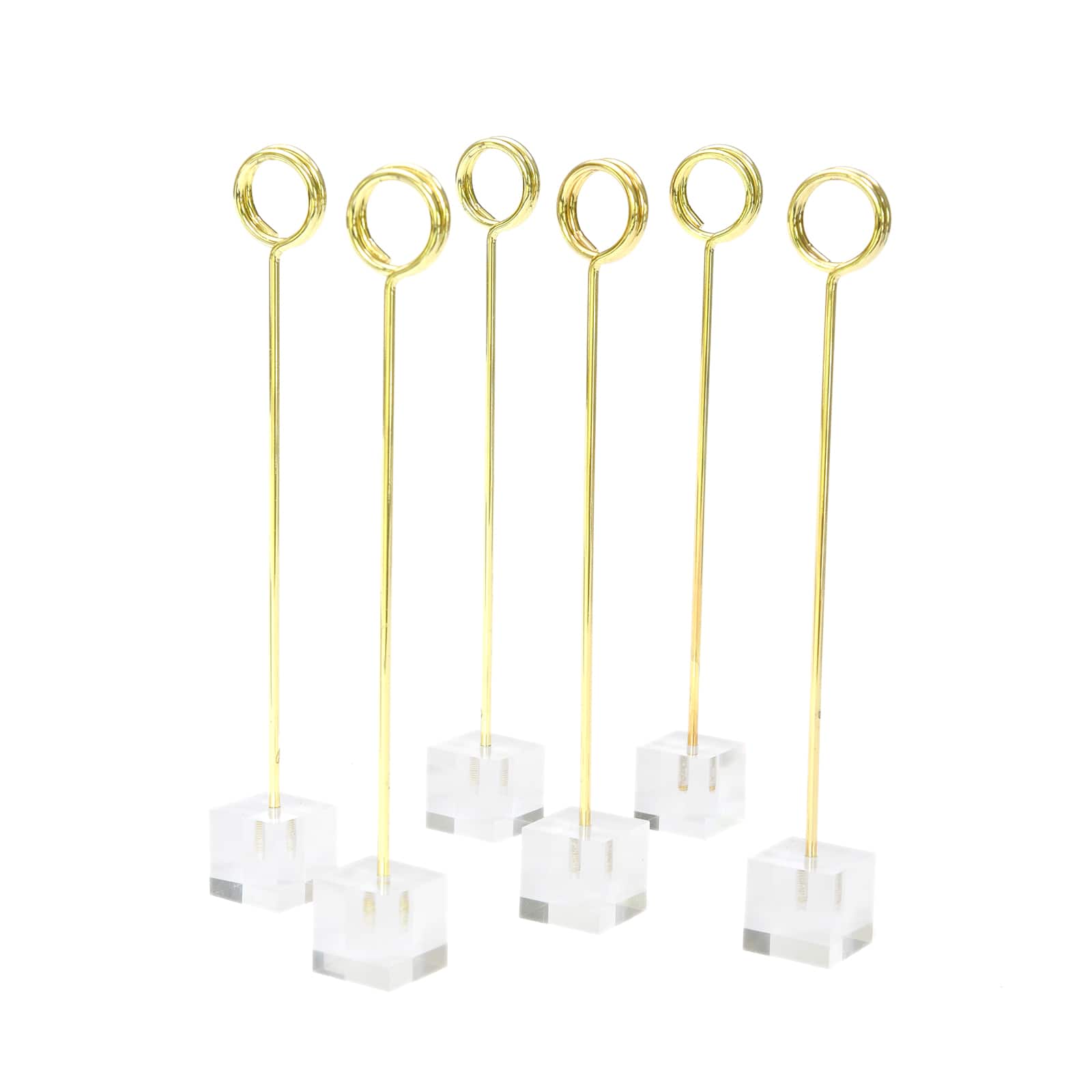 Clear Table Number Stands, 12ct. by Celebrate It™