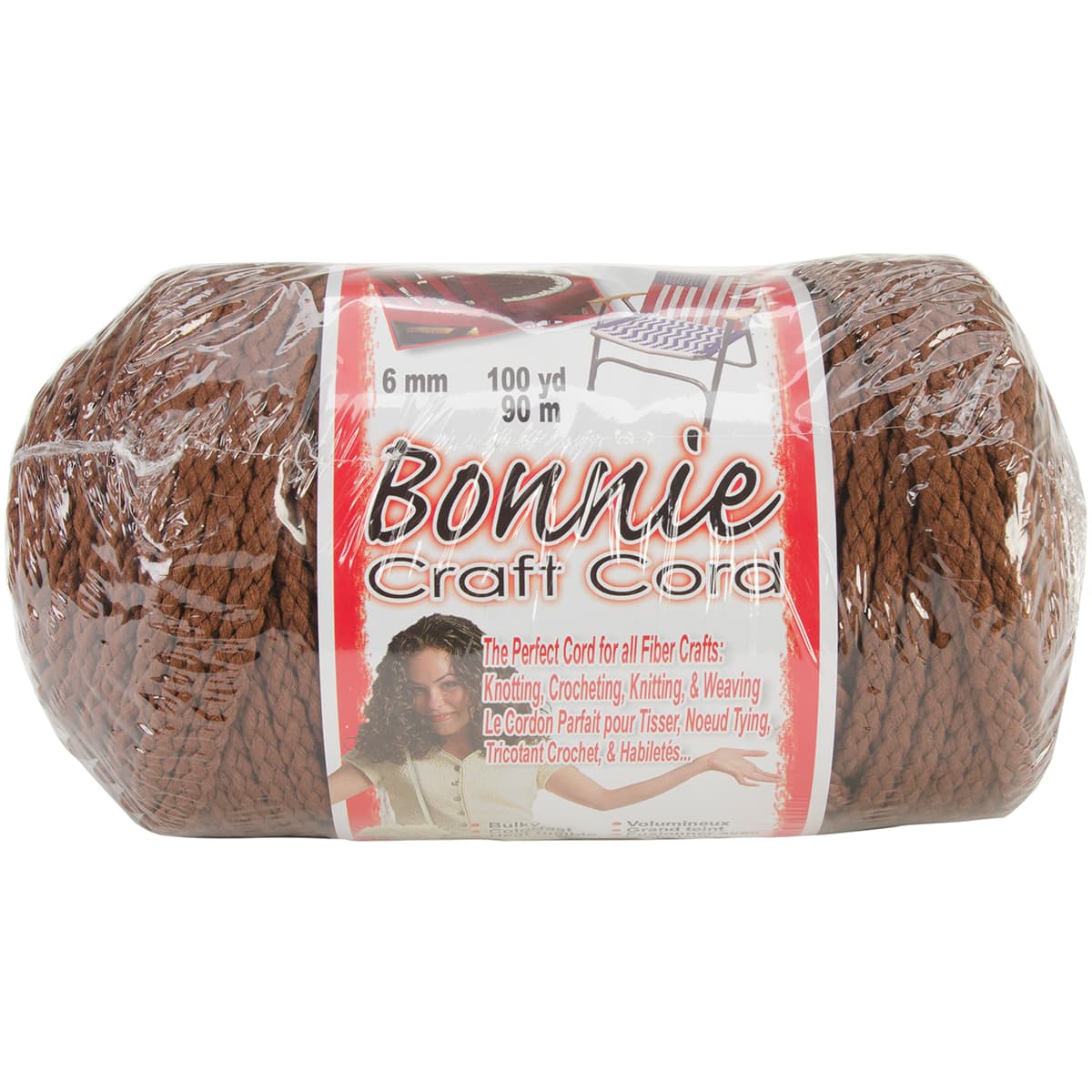 Bonnie 6mm Crafting Cord in Fun Solid & Pattern Colors, Knitting