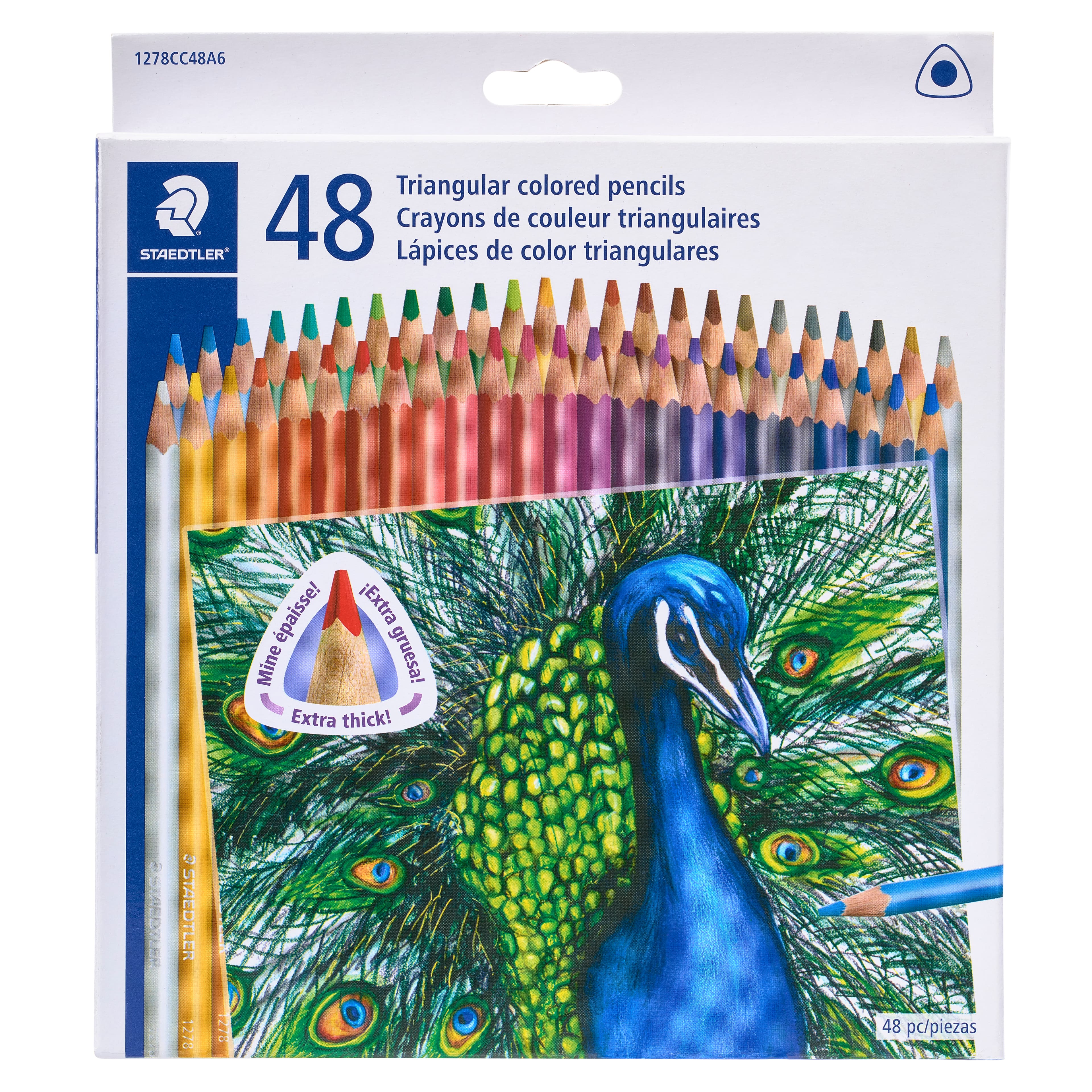 6 Packs: 48 ct. (288 total) Staedtler® Triangular Colored Pencils