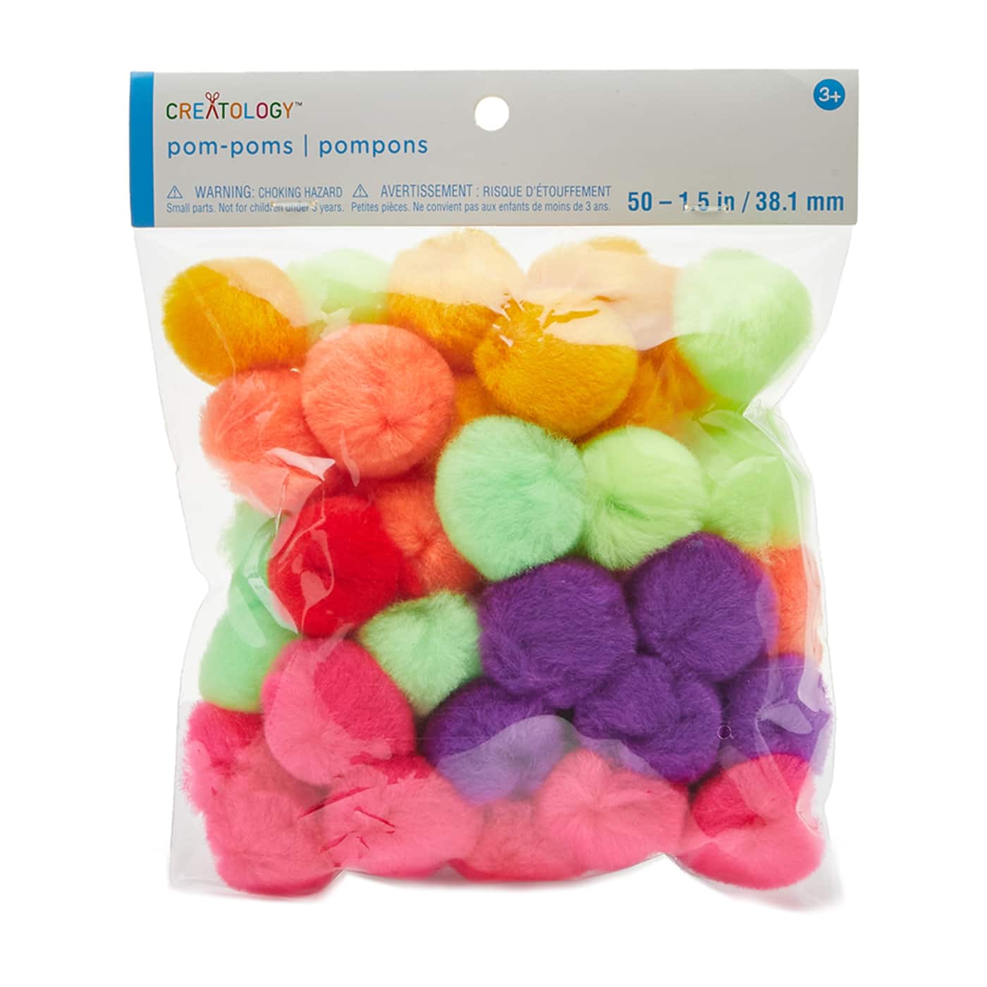 1.5" Hot Pom Poms by Creatology™ | Michaels