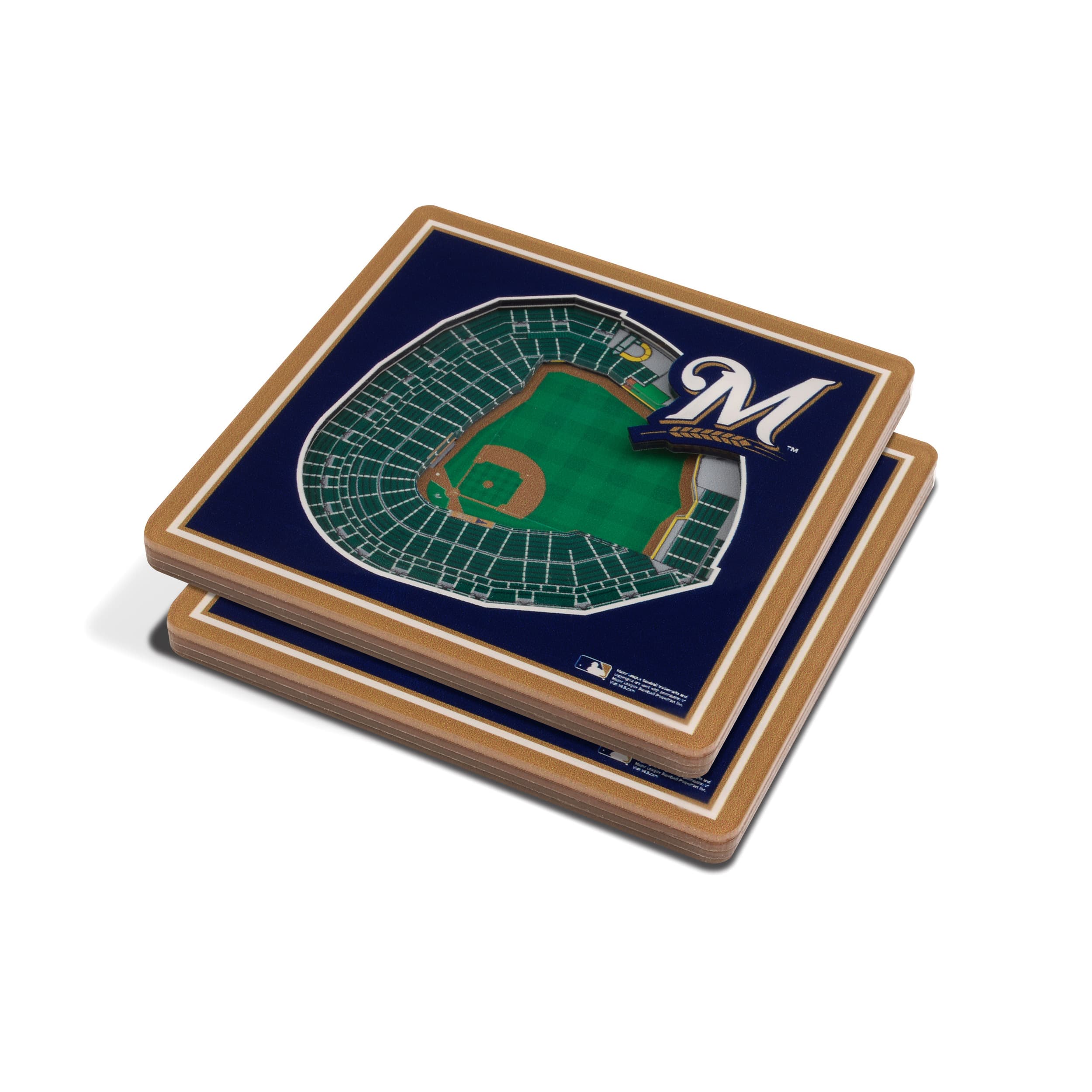 MLB 3D StadiumView Coasters
