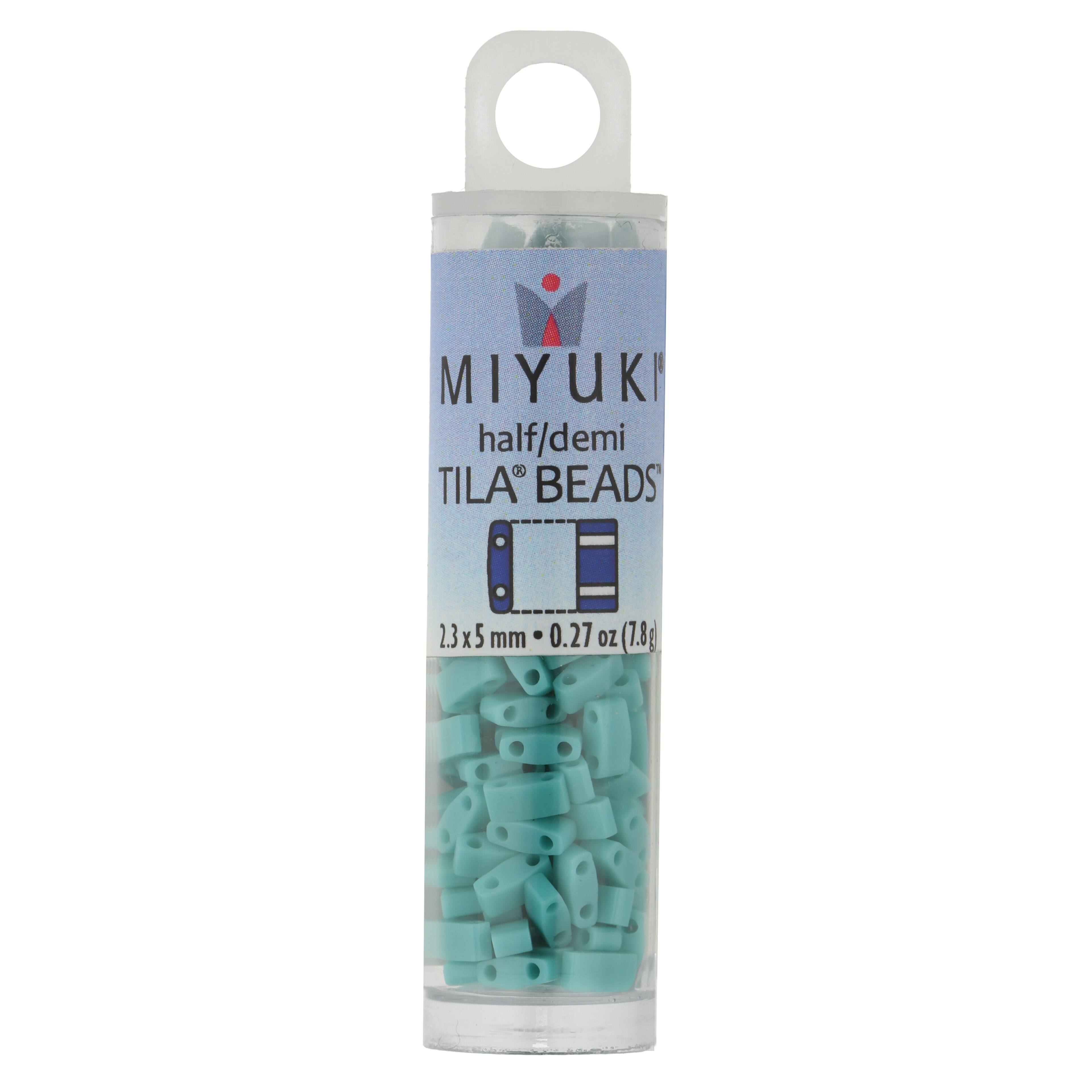Miyuki&#xAE; Half Tila&#xAE; 5mm 2-Hole Glass Seed Beads