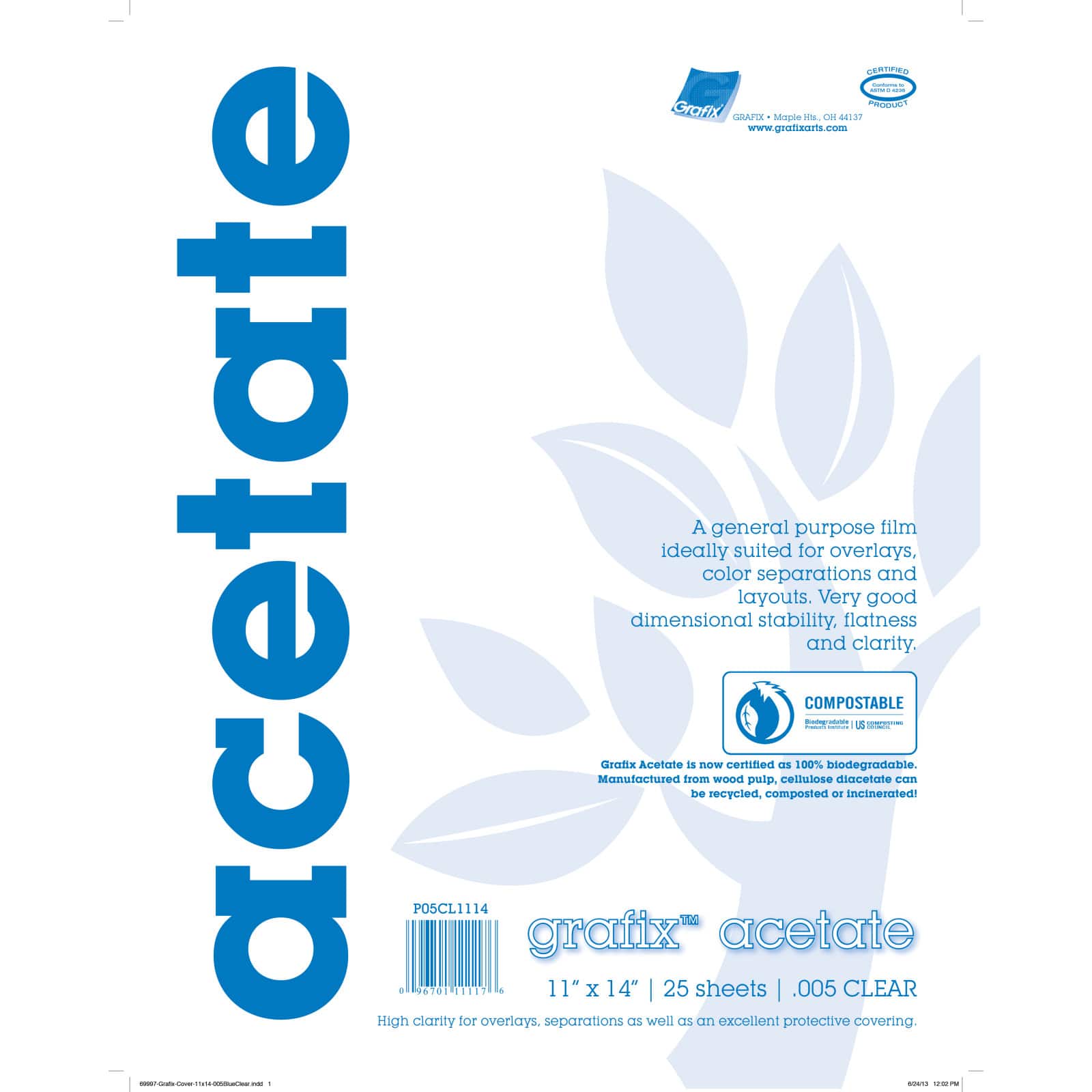 Grafix™ Clear Acetate Film